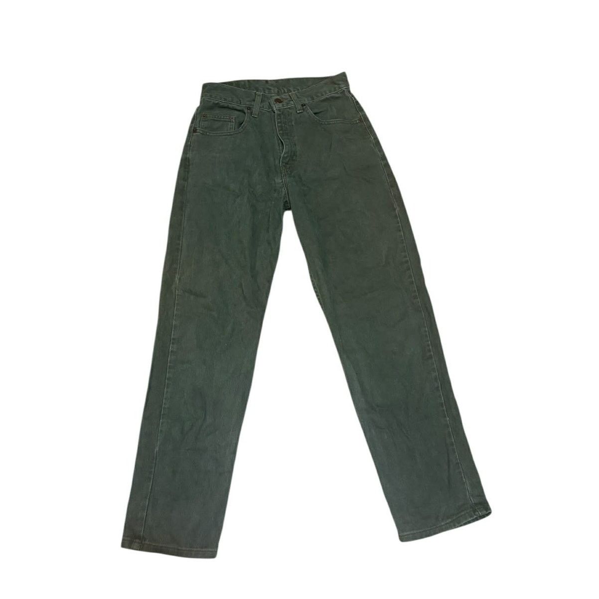 Arizona Jean Co. VTG Original Arizona Jean Co Green Denim Straight Jean 29" Size 29" - 2 Thumbnail