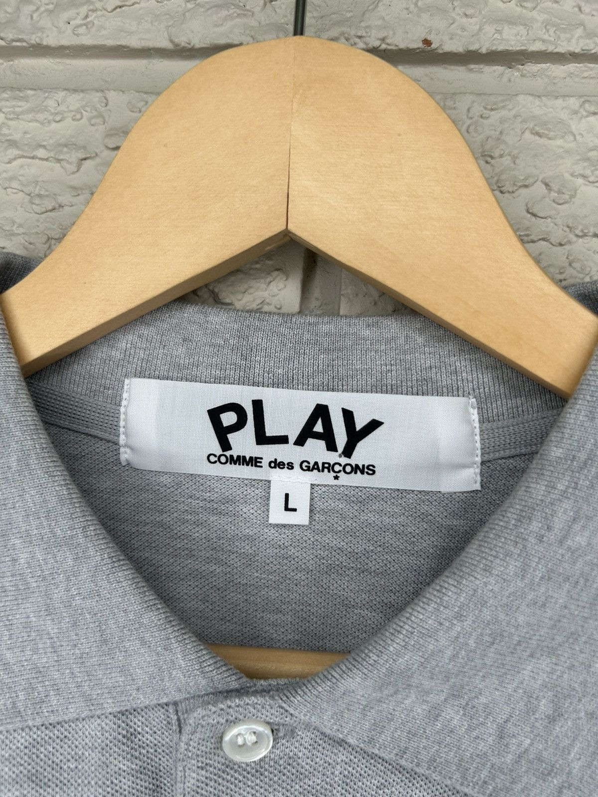 Comme des Garcons PLAY Comme Des Garcons Play Heart Polo Shirt Size US L / EU 52-54 / 3 - 6 Thumbnail