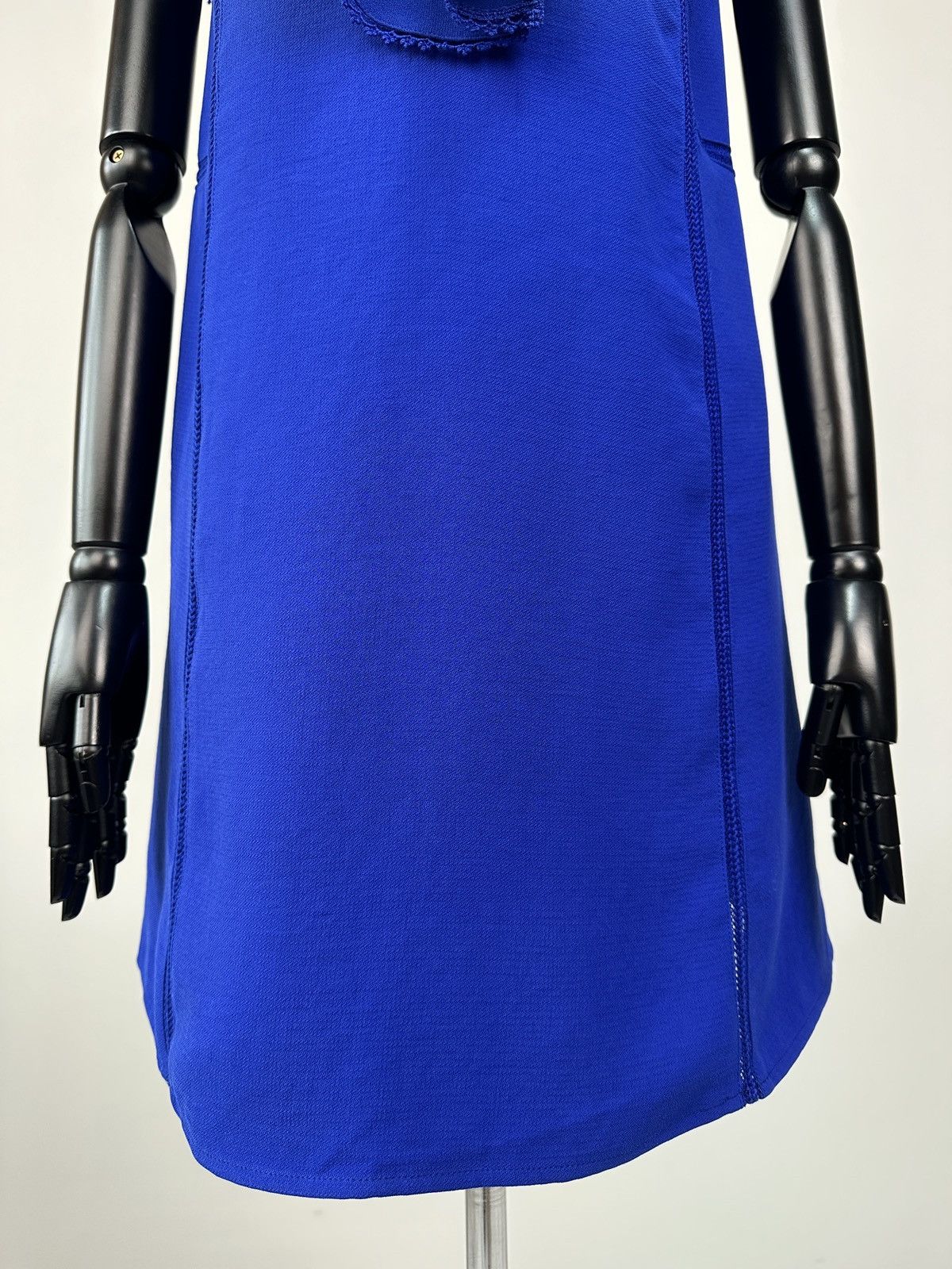 Sezane SEZANE Martie Mini Dress Electric Blue size 34 Size XS / US 0-2 / IT 36-38 - 7 Thumbnail