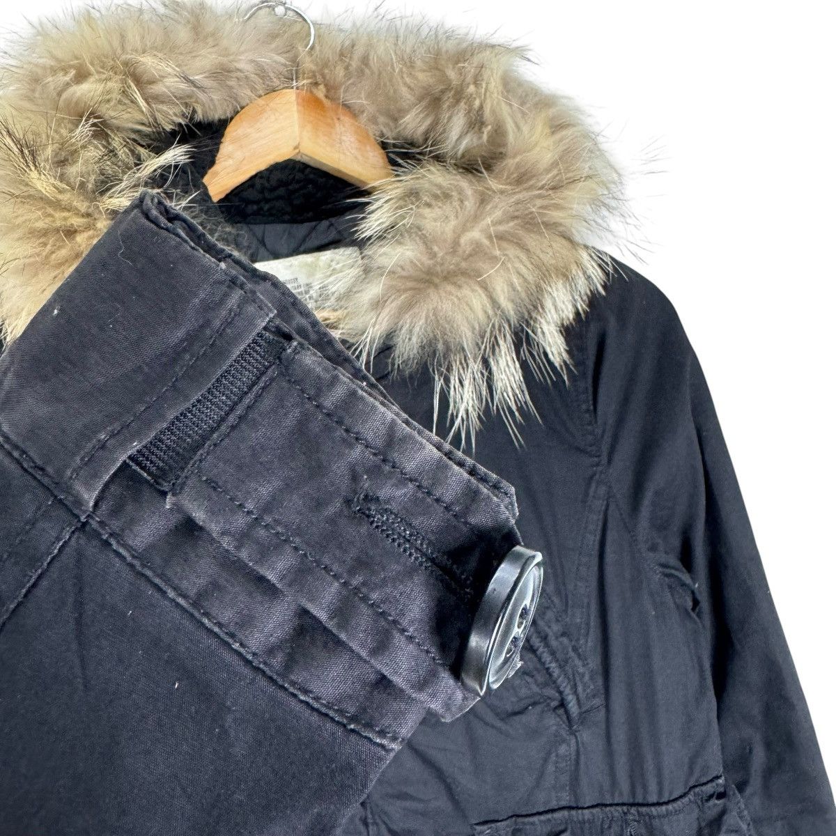 If Six Was Nine ☀️MOUSSY HOODIE FUR MILITARY JACKET Size US S / EU 44-46 / 1 - 8 Thumbnail