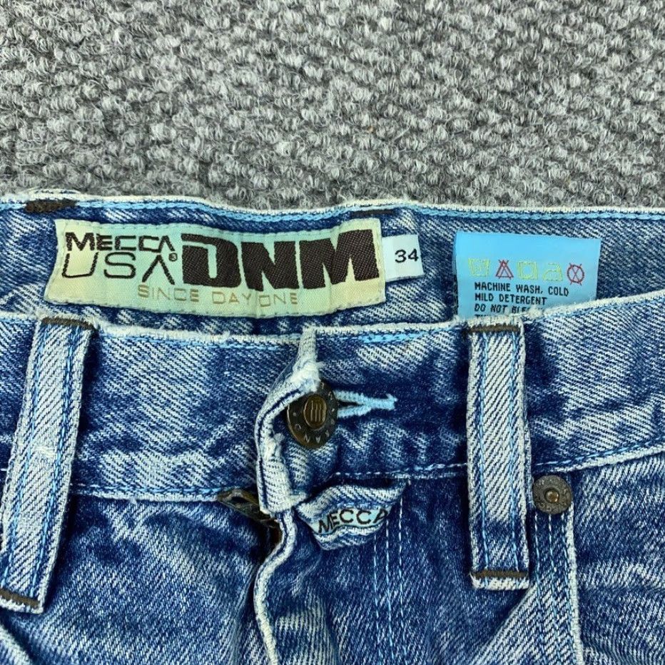 Vintage VINTAGE Mecca Mens Jeans 34x32 Denim Distressed Baggy Grunge 90s Retro Skateboard Size US 32 / EU 48 - 3 Thumbnail