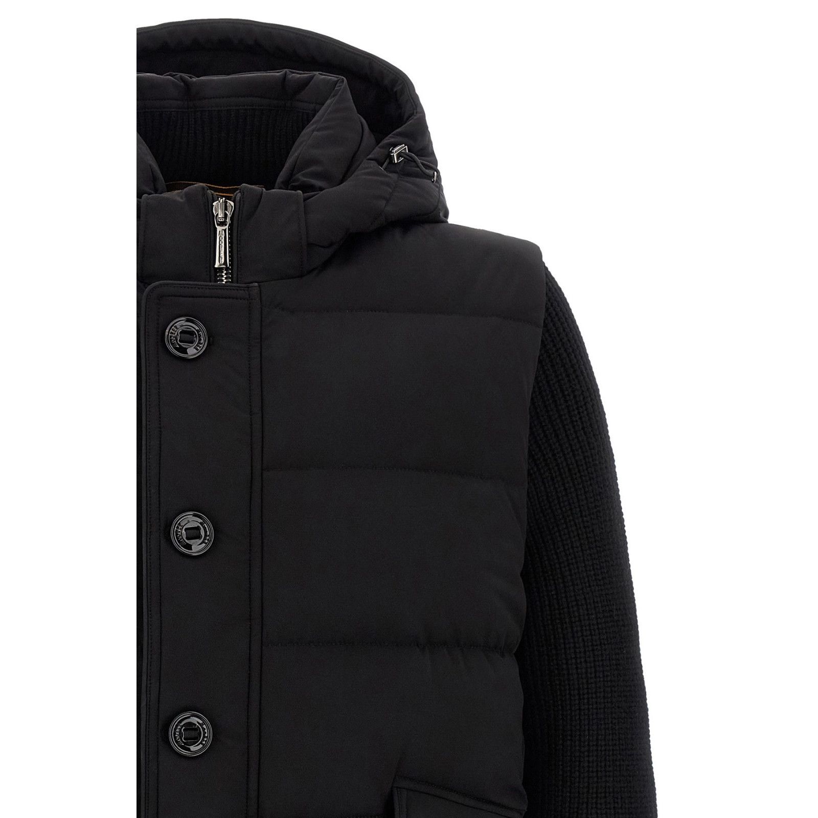MooRER MOORER Foscolo Black Quilted Nylon Down Jacket New & Authent Size US L / EU 52-54 / 3 - 4 Thumbnail