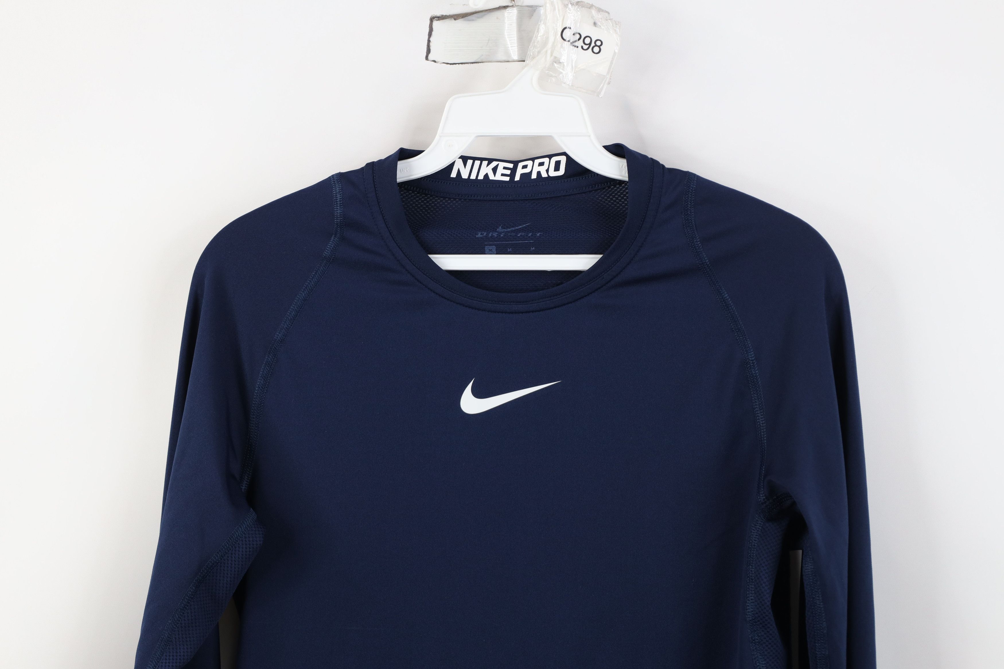 Nike Nike Pro Combat Swoosh Compression Training T-Shirt Blue Size US M / EU 48-50 / 2 - 2 Thumbnail