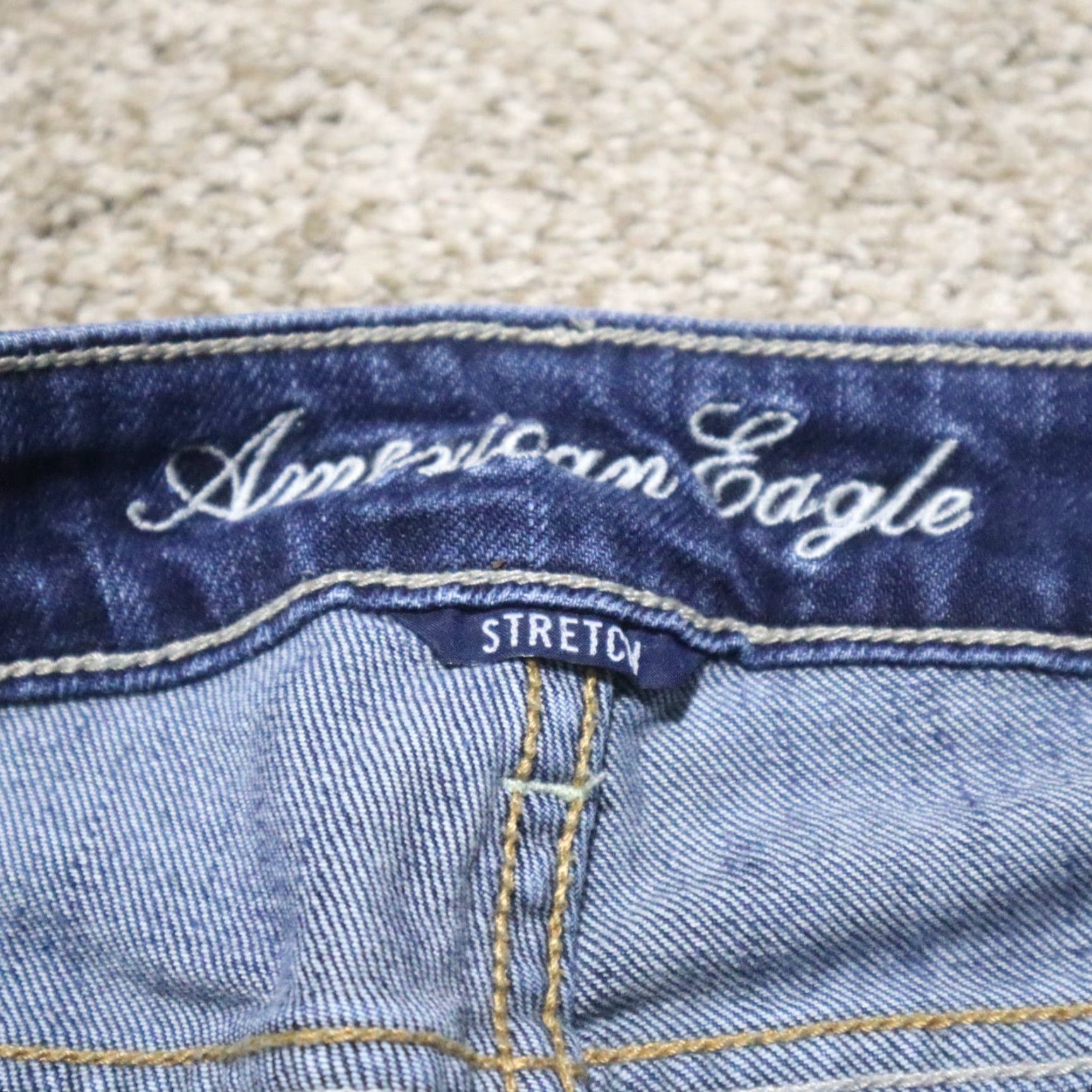 American Eagle Outfitters American Eagle Outfitters Jeans Regular Women 2 Blue Cotton Blend Stretch Skinny Inseam 30 in 28 in Size 26" / US 2 / IT 38 - 3 Thumbnail