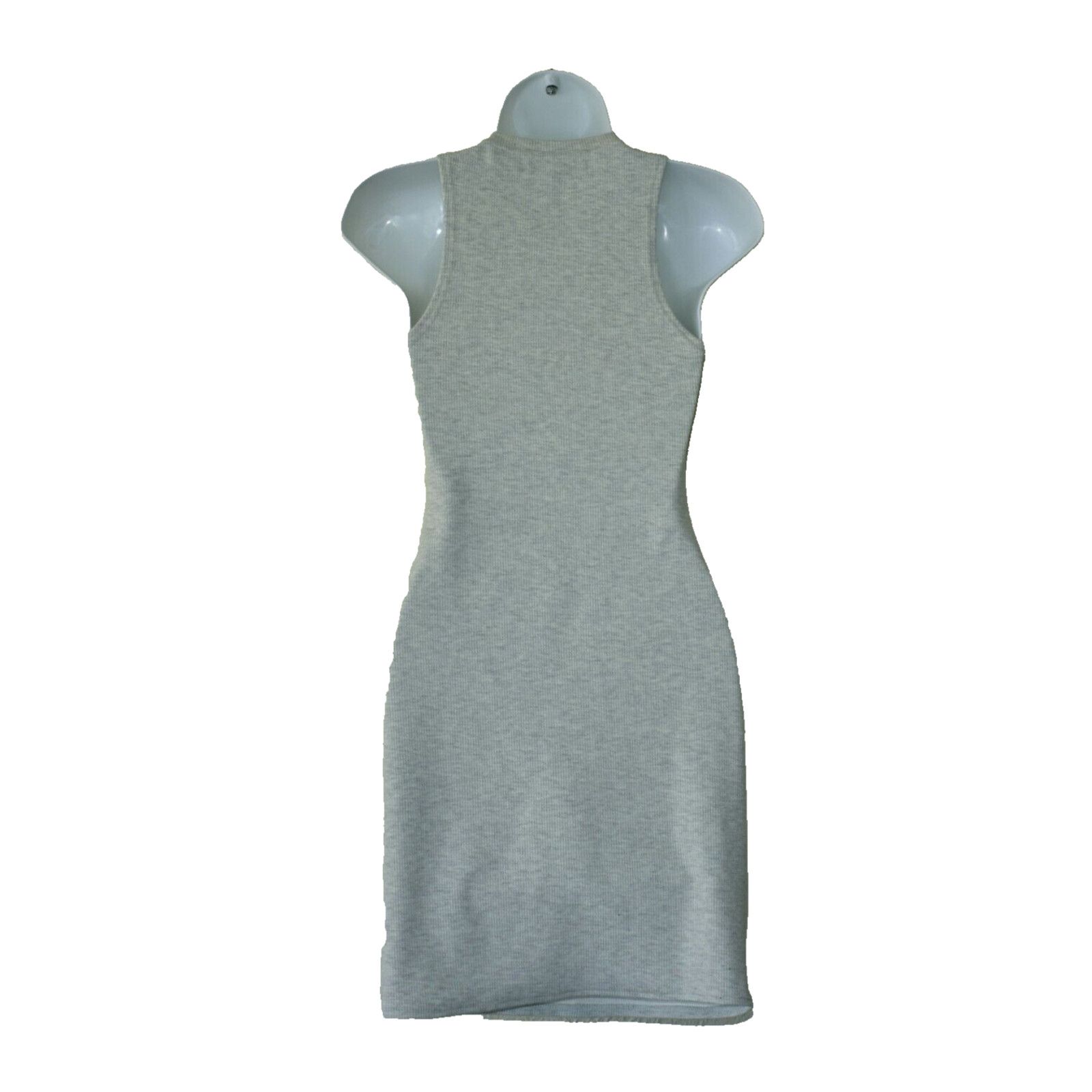 Derek Lam 10 Crosby \ DEREK LAM 10 CROSBY Ivory Ribbed Bodycon Tank Dress Sz XS Size XS / US 0-2 / IT 36-38 - 2 Thumbnail