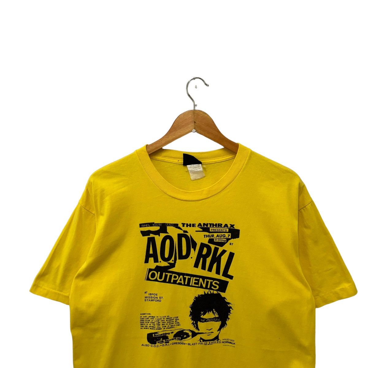 Band Tees × Vintage Vintage THE ANTHRAX Band Tees Parody Sex Pistol Size US L / EU 52-54 / 3 - 2 Thumbnail