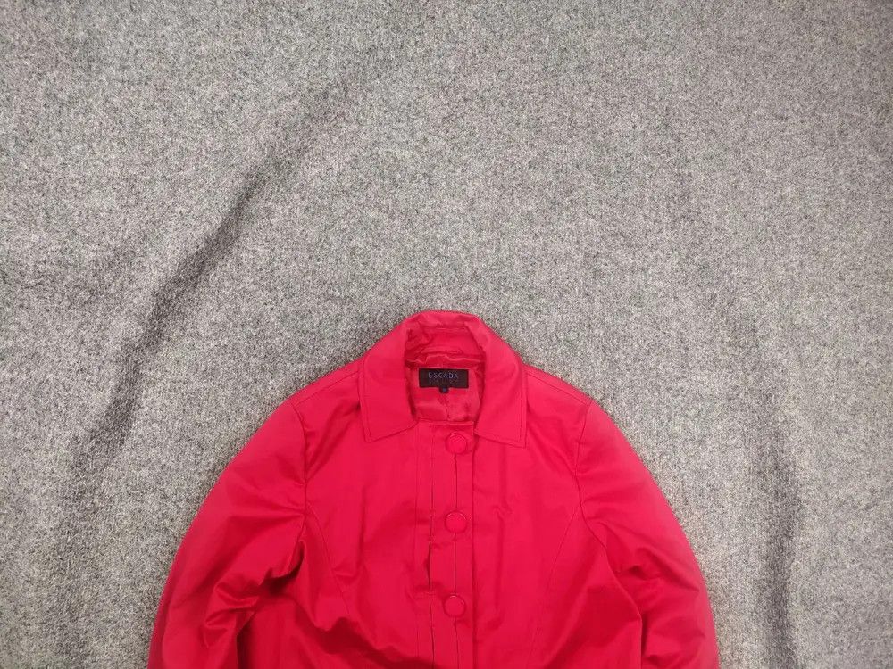 Escada Escada Sport Vintage Design Red Cotton Button Blazer Jacket Size M / US 6-8 / IT 42-44 - 1 Thumbnail