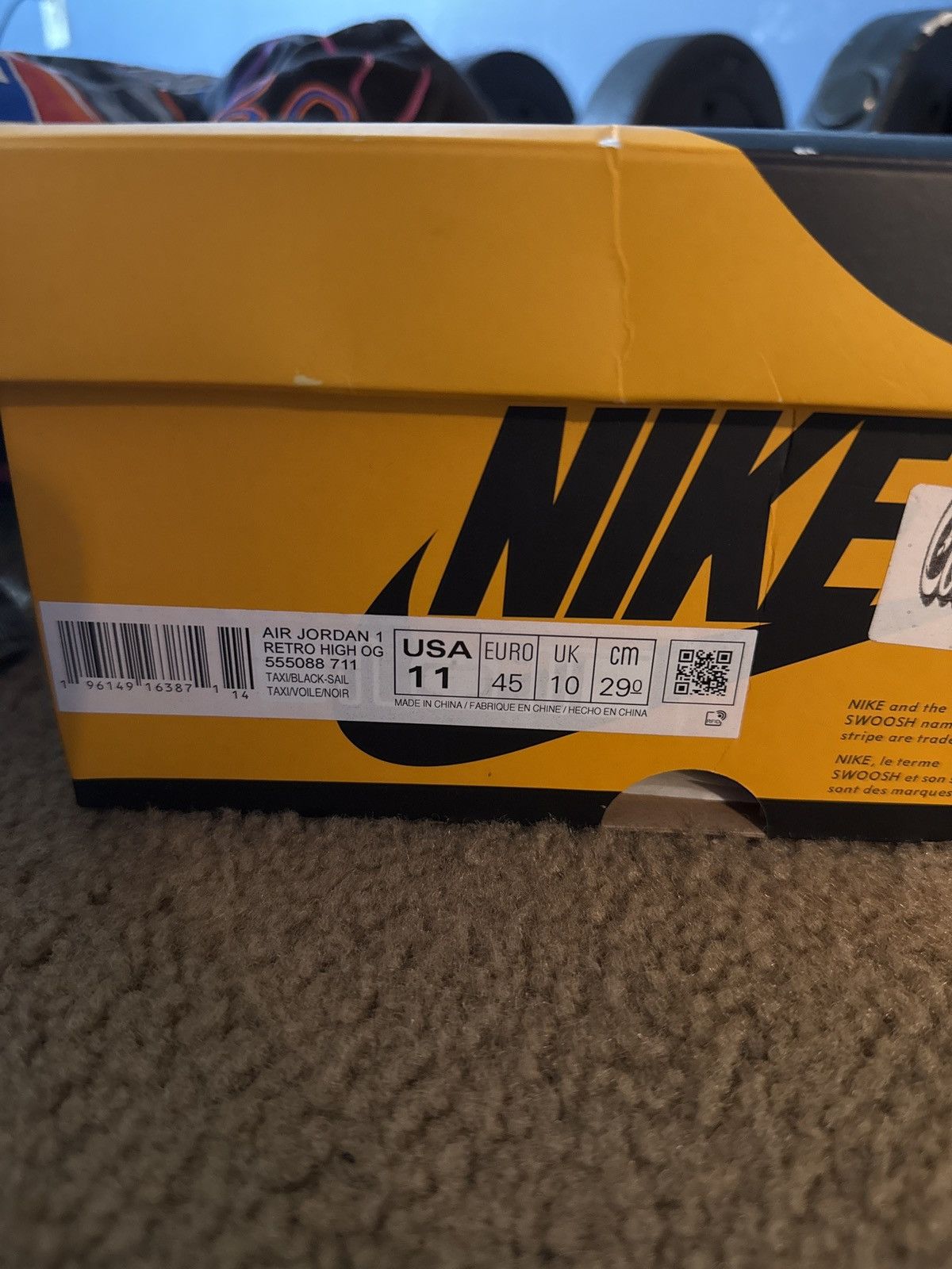 Jordan Brand Jordan 1 taxi size 11 Size US 11 / EU 44 - 8 Thumbnail