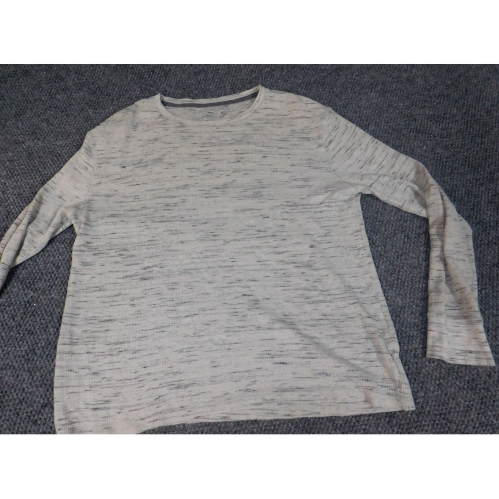 Old Navy Old Navy Mens Sweater XL Gray Crew Neck Pullover Stretch Knit Wool Cotton Regular Long Sleeve Camouflage Vintage: No Size US XL / EU 56 / 4 - 2 Thumbnail