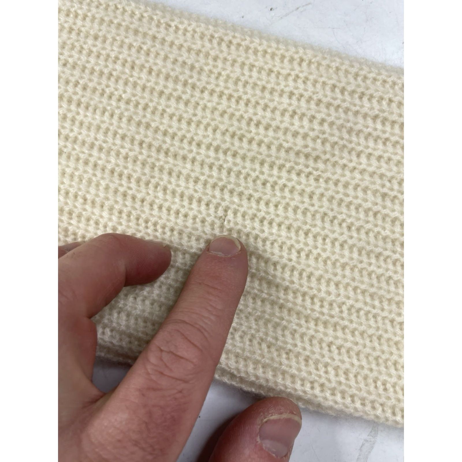 Vintage Halogen Pullover Sweater XS Women Turtleneck Ivory 100% Cashmere Knit Long Sleeve Lightweight Casual Size XS / US 0-2 / IT 36-38 - 4 Thumbnail
