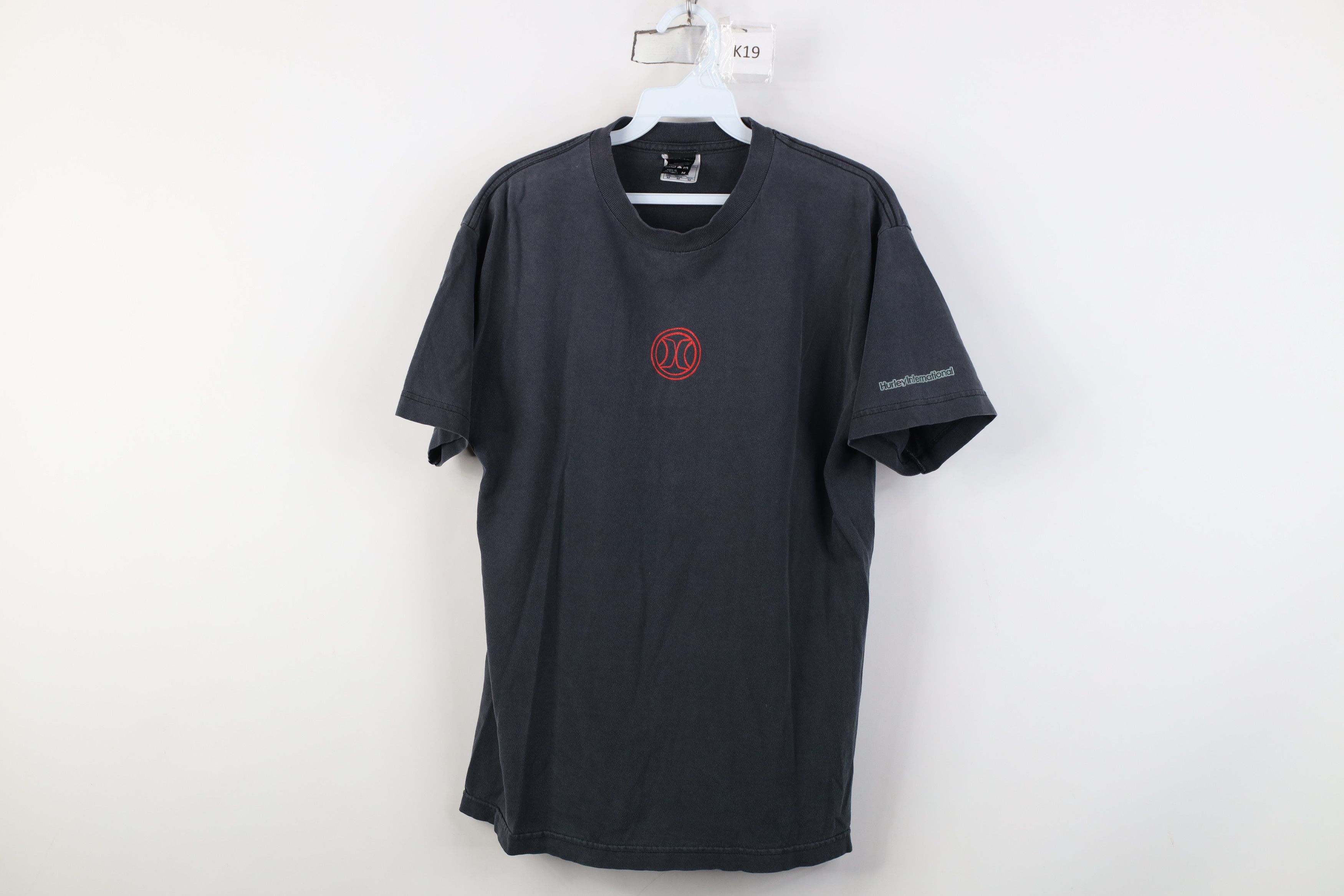 Hurley Vintage 90s Y2K Hurley Surfing Spell Out T-Shirt Black Size US M / EU 48-50 / 2 - 1 Thumbnail