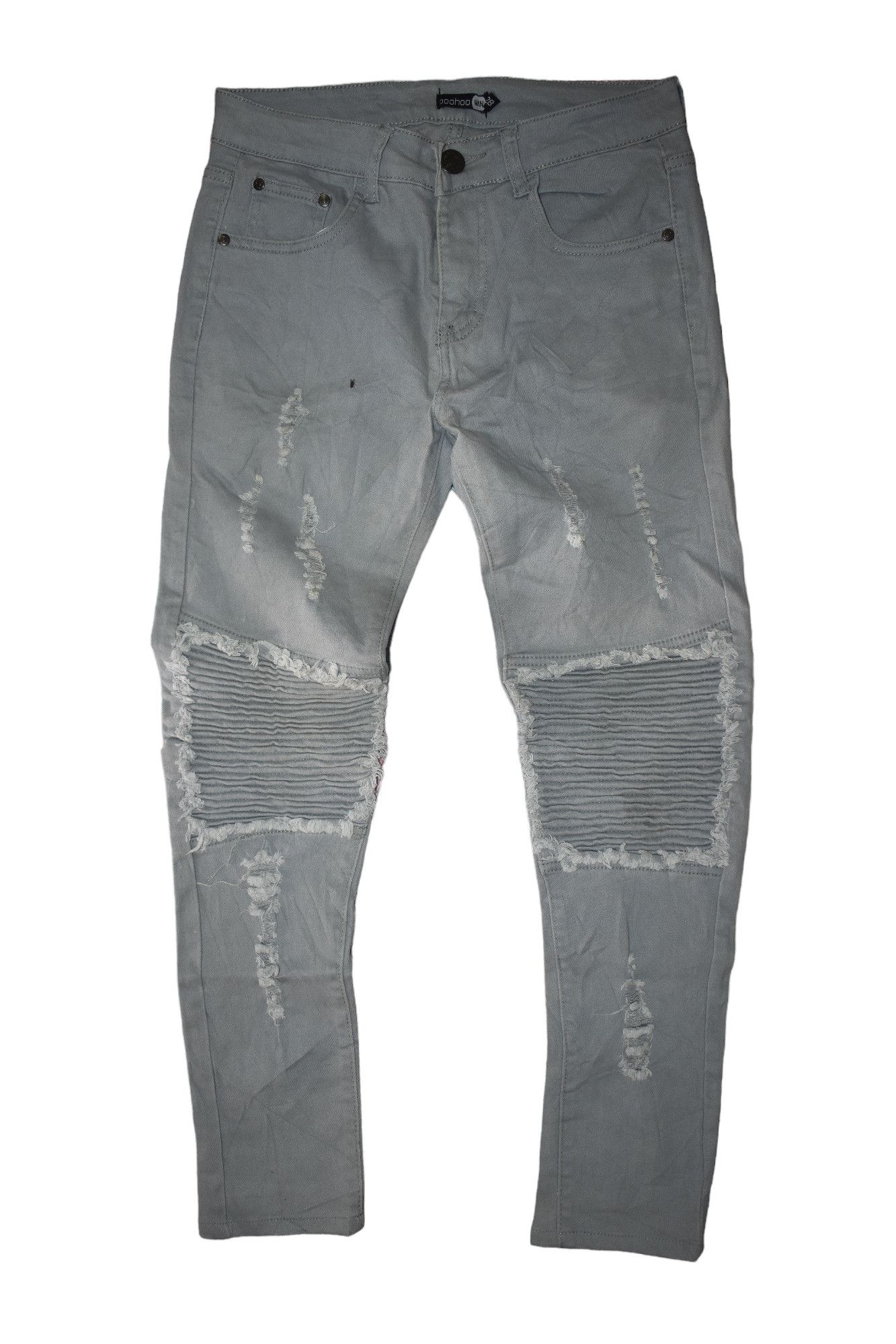 Other Boohoo Man Distress Biker Denim size 28 Size US 28 / EU 44 - 1 Thumbnail