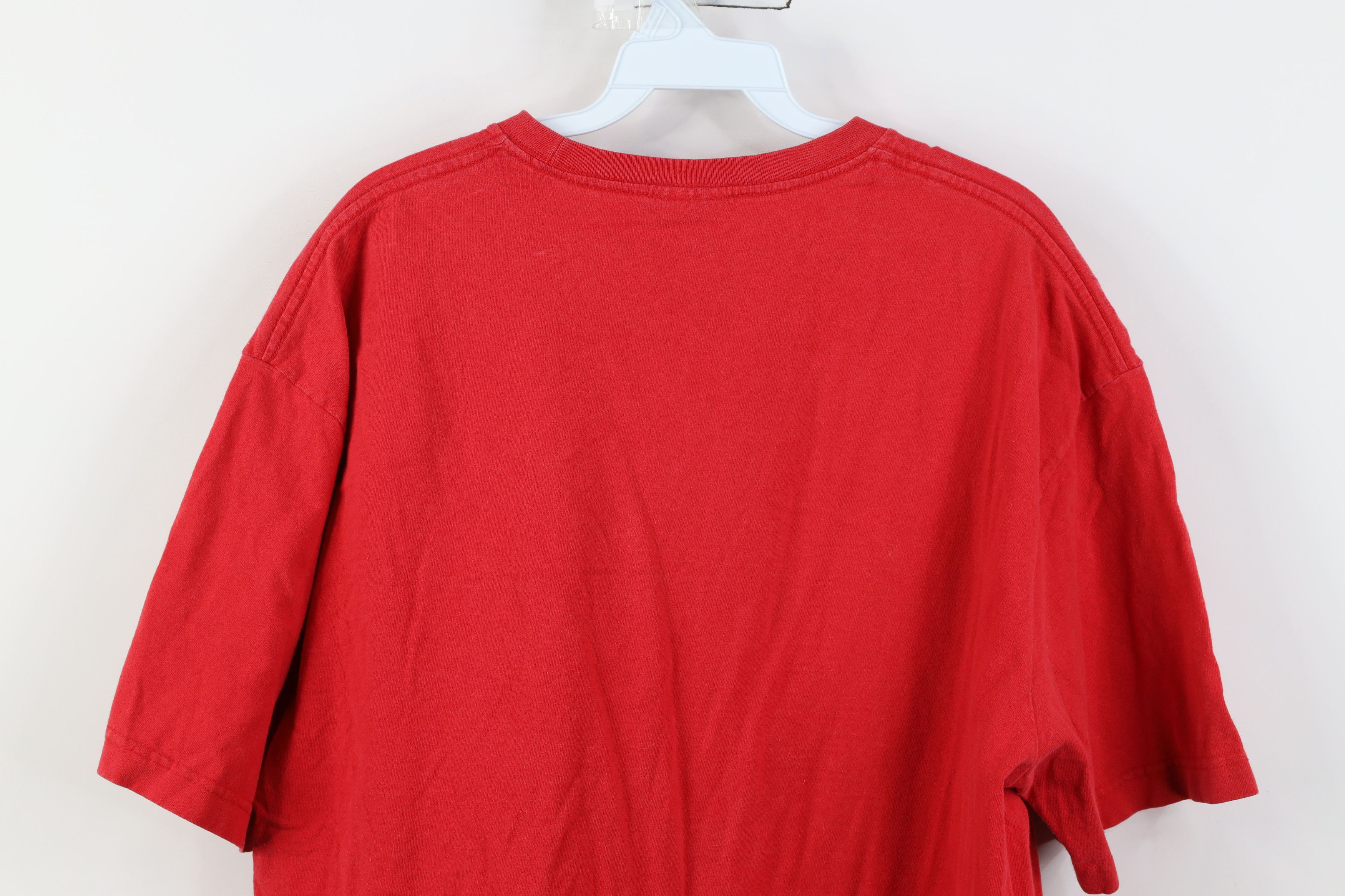 Tommy Hilfiger Vintage 90s Tommy Hilfiger Short Sleeve T-Shirt Red Size US L / EU 52-54 / 3 - 14 Thumbnail