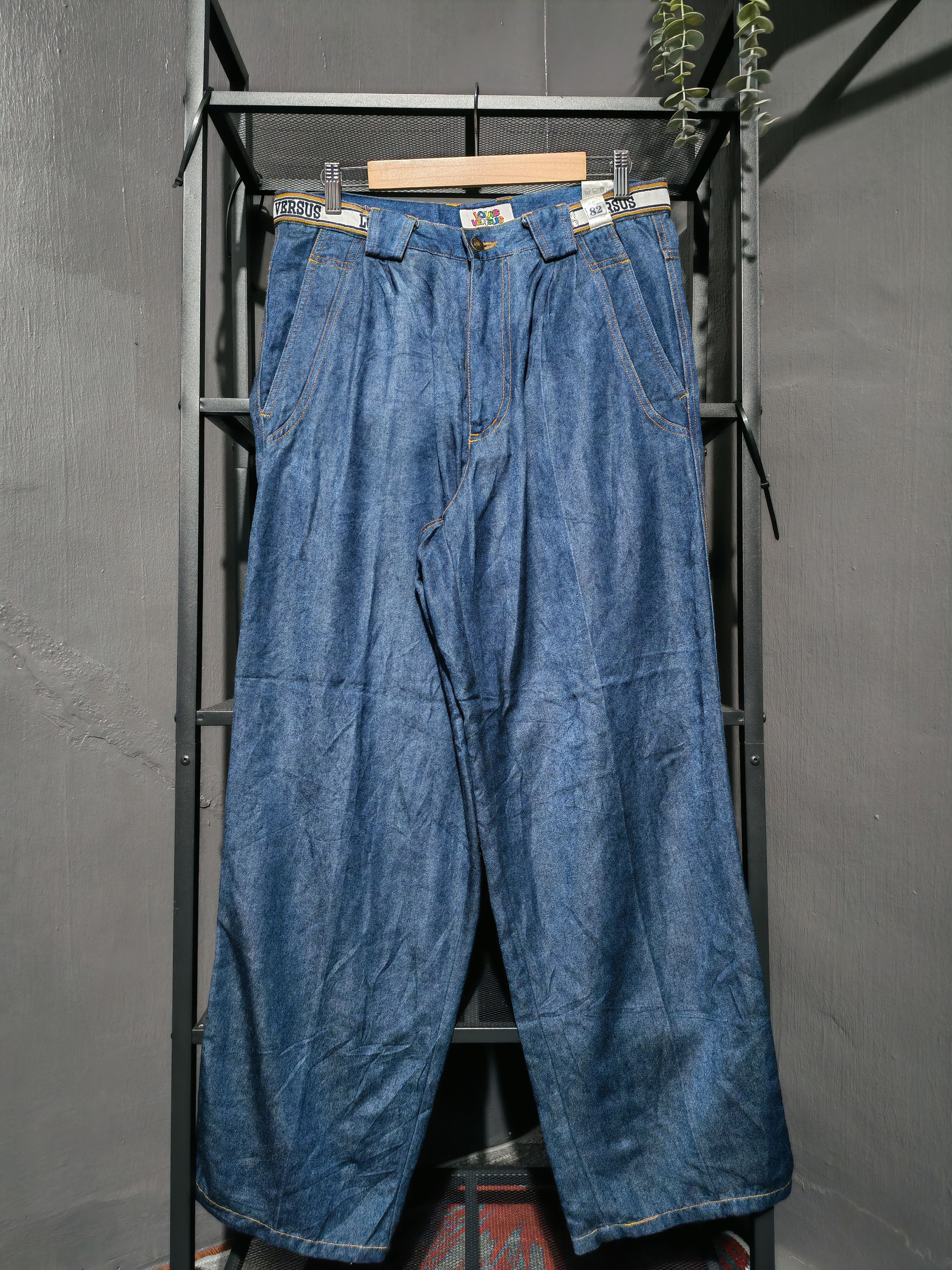 Other Y2K LOUIS VERSUS denim baggy pants Size US 32 / EU 48 - 3 Thumbnail