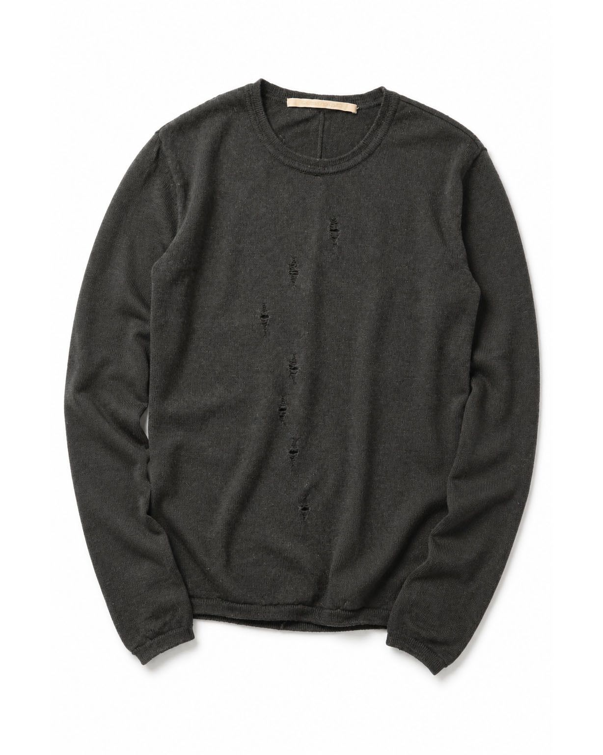 Carol Christian Poell Carol Christian Poell Distressed Sweater - AW99 "F-M-C" Size US S / EU 44-46 / 1 - 1 Thumbnail
