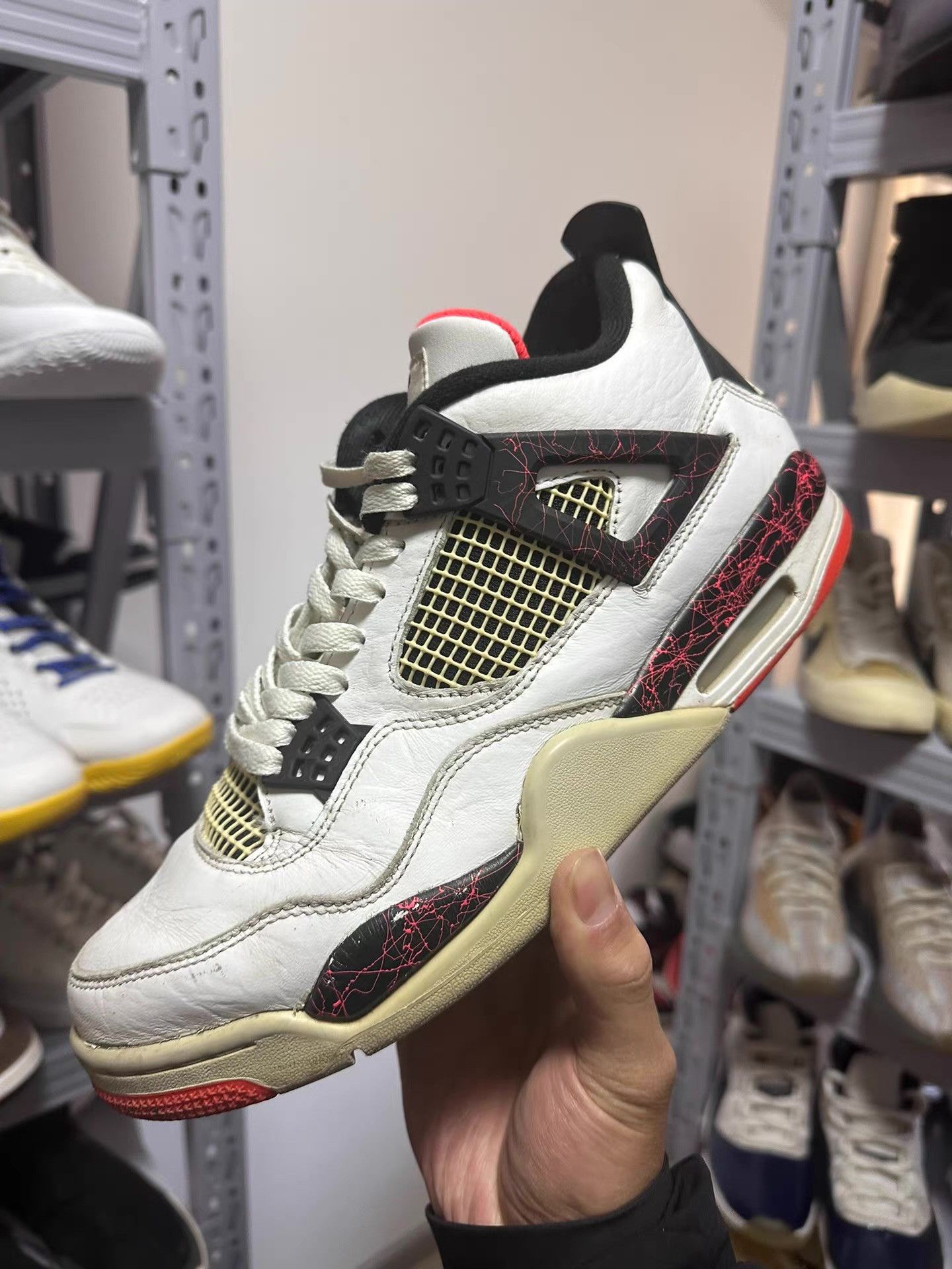 Nike AJ4 Hot Lava Ｑ20 Size US 10 / EU 43 - 6 Thumbnail
