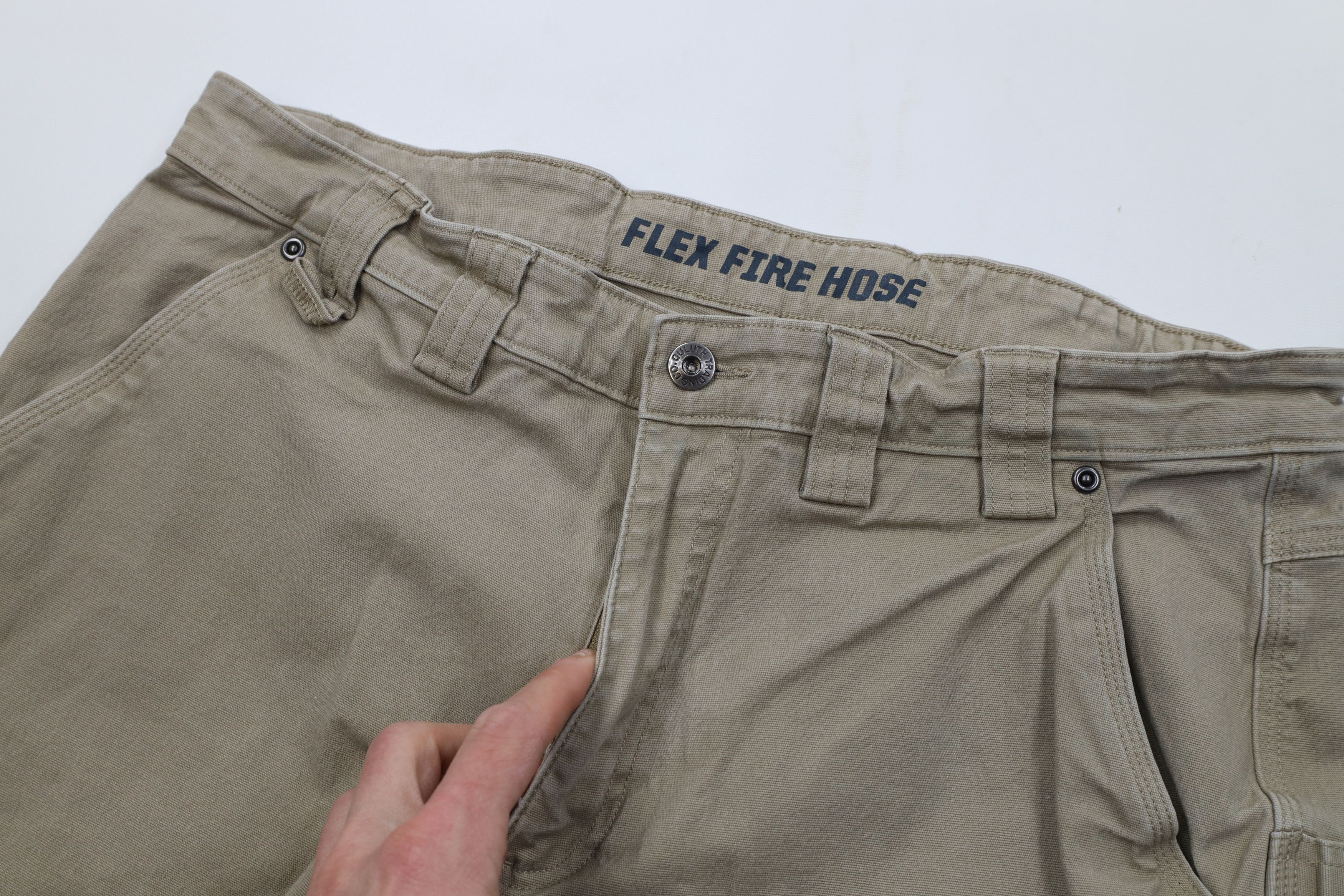 Duluth Trading Company Duluth Trading Co Fit Flex Firehose Canvas Wide Leg Pants Size US 36 / EU 52 - 8 Thumbnail