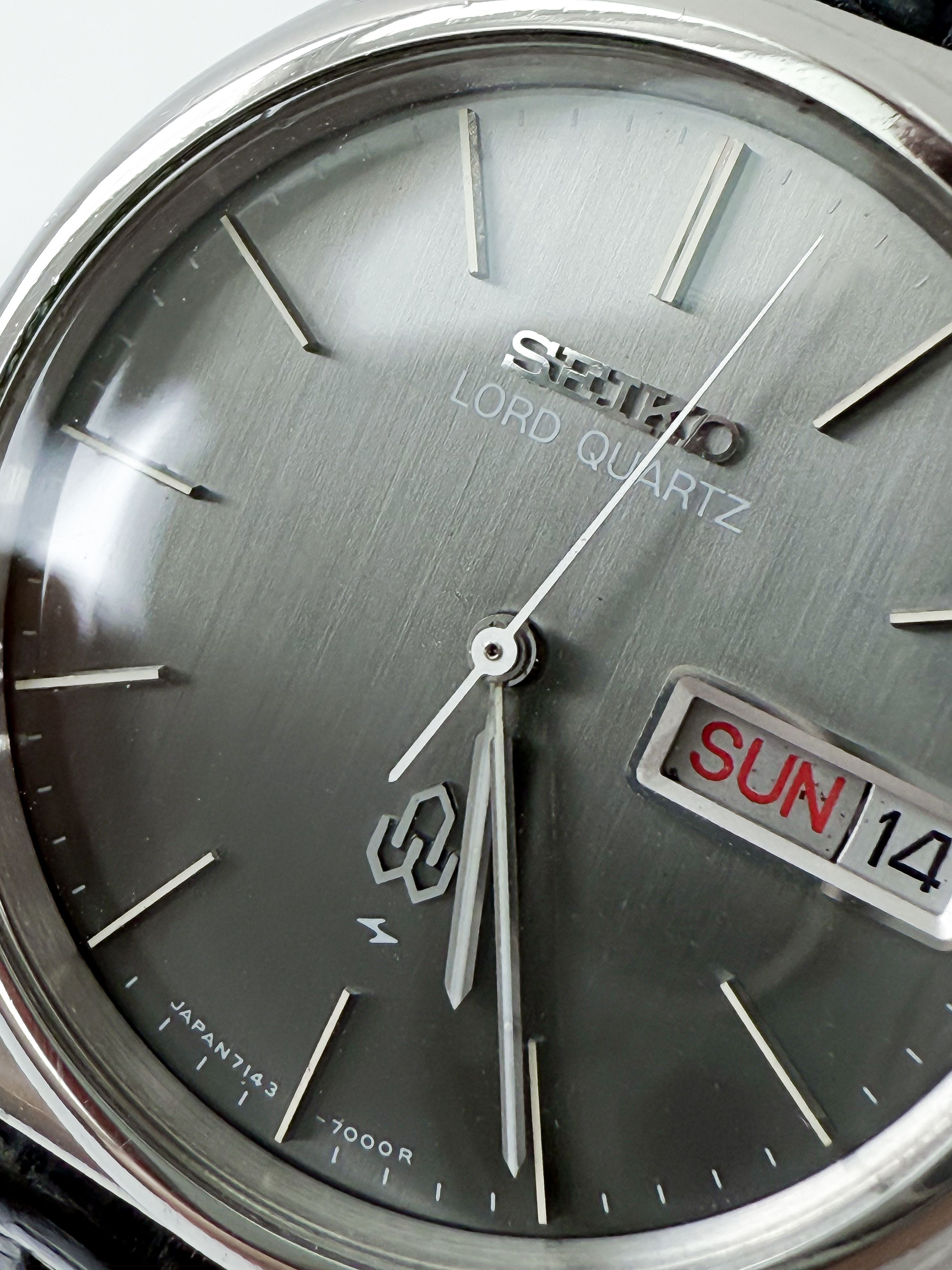 Seiko Seiko Lord Quartz 7143-7000 Dark Gray Dial Size ONE SIZE - 2 Thumbnail