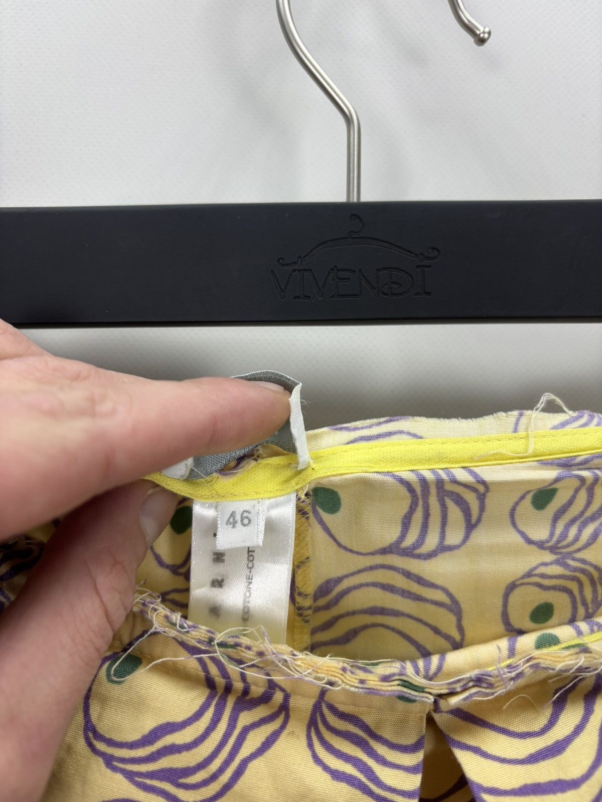 Marni Womens skirt Marni Size 46 Color Yellow Size 32" / US 10 / IT 46 - 5 Thumbnail
