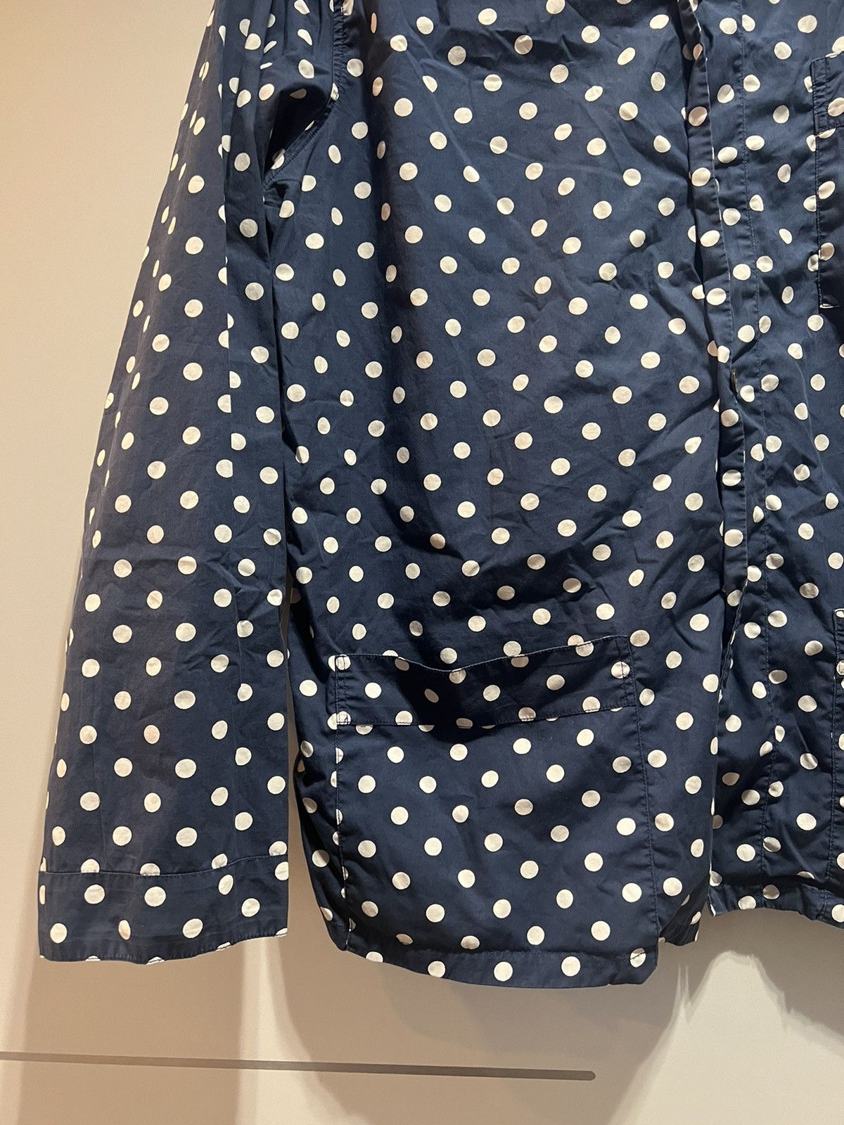 Acne Studios Acne Studios button up polkadot shirt navy S Size S / US 4 / IT 40 - 4 Thumbnail