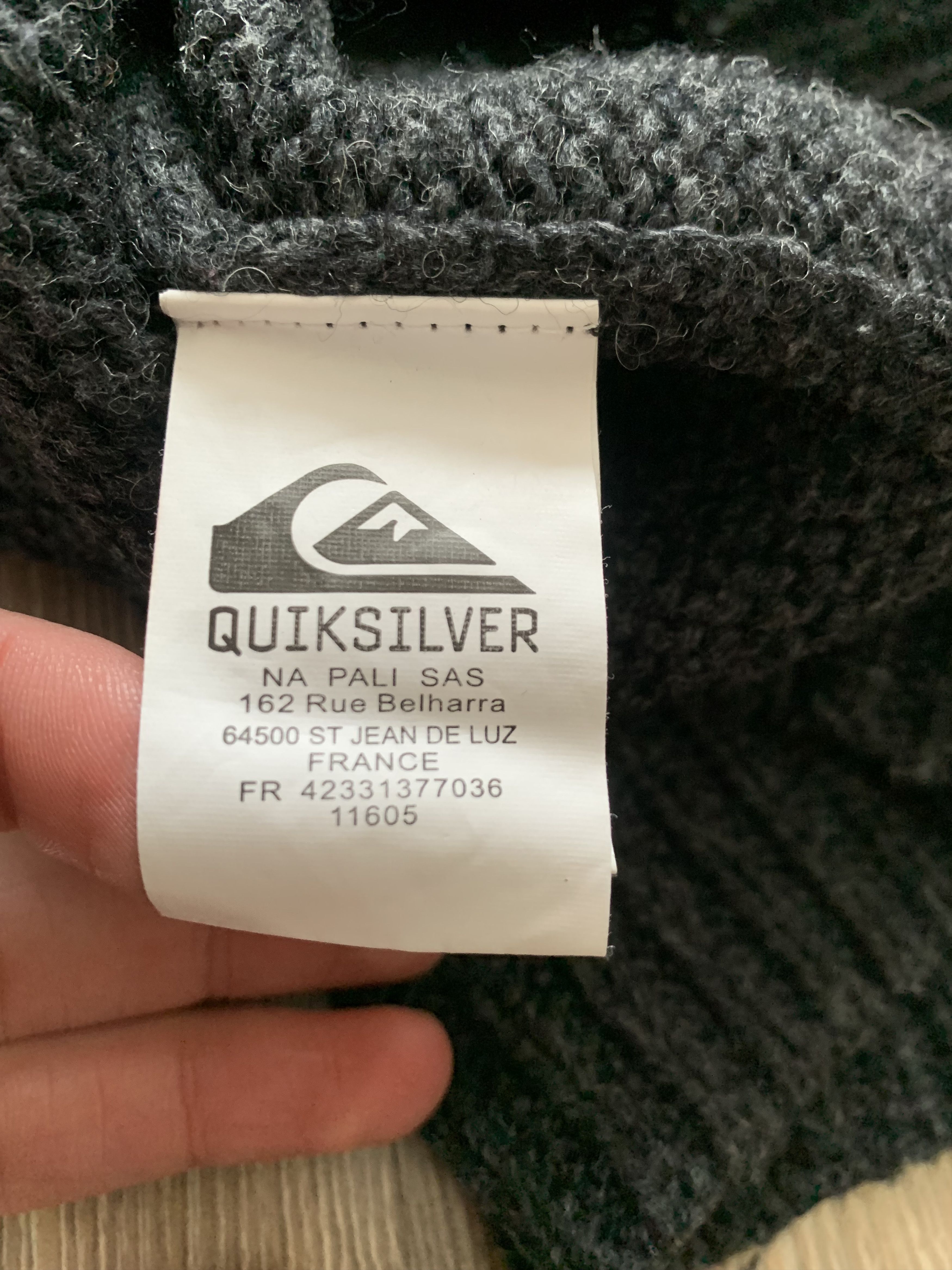 Quicksilver Vintage Quicksilver Grey Wool 1\4 Zip Sweater Size US M / EU 48-50 / 2 - 6 Thumbnail