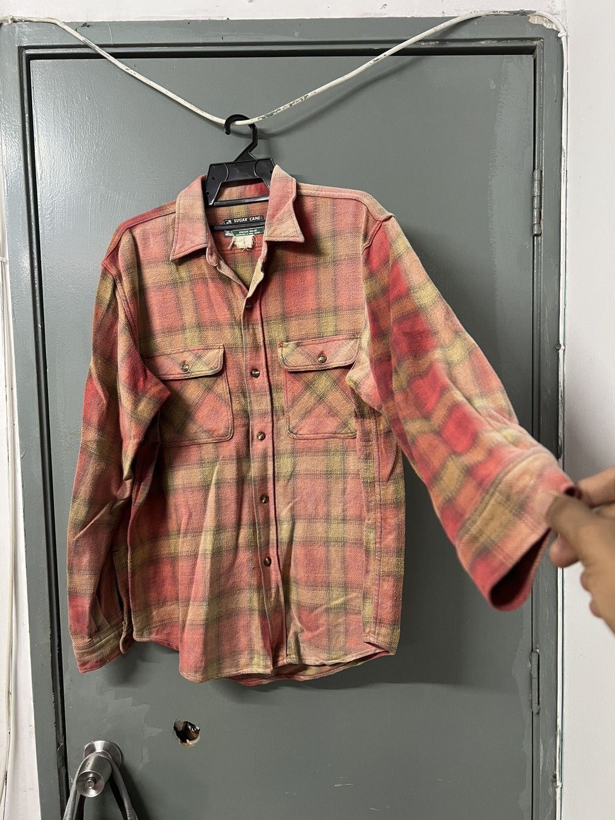 Sugar Cane VINTAGE SUN FADED SUGAR CANE FLANNEL Size US L / EU 52-54 / 3 - 8 Thumbnail