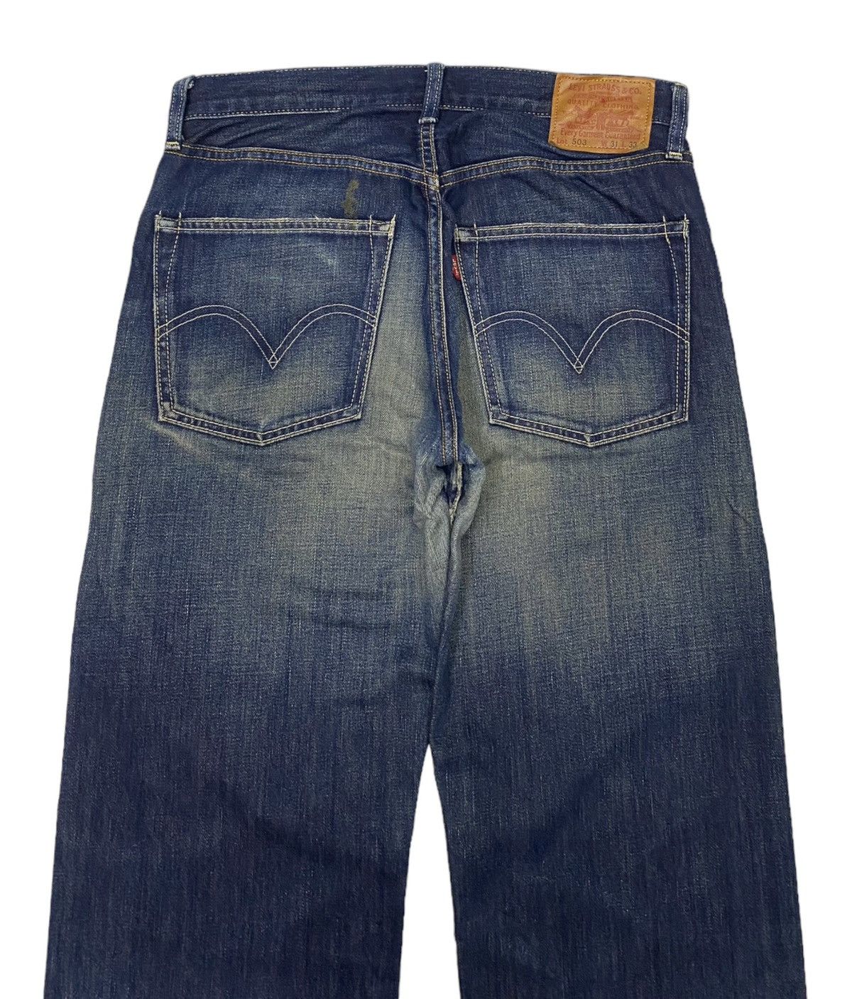 Levi's × Vintage LEVIS 503 MUD WASH BAGGY DISTRESSED SELVEDGE DENIM JEANS Size US 31 - 6 Thumbnail