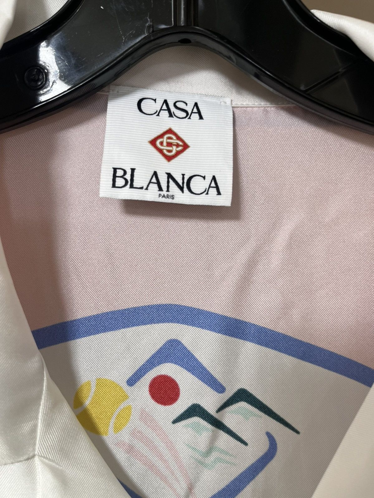 Casablanca Fuji Dream Cuban Collar Short Sleeve Shirt Sz XL Size US XL / EU 56 / 4 - 2 Thumbnail