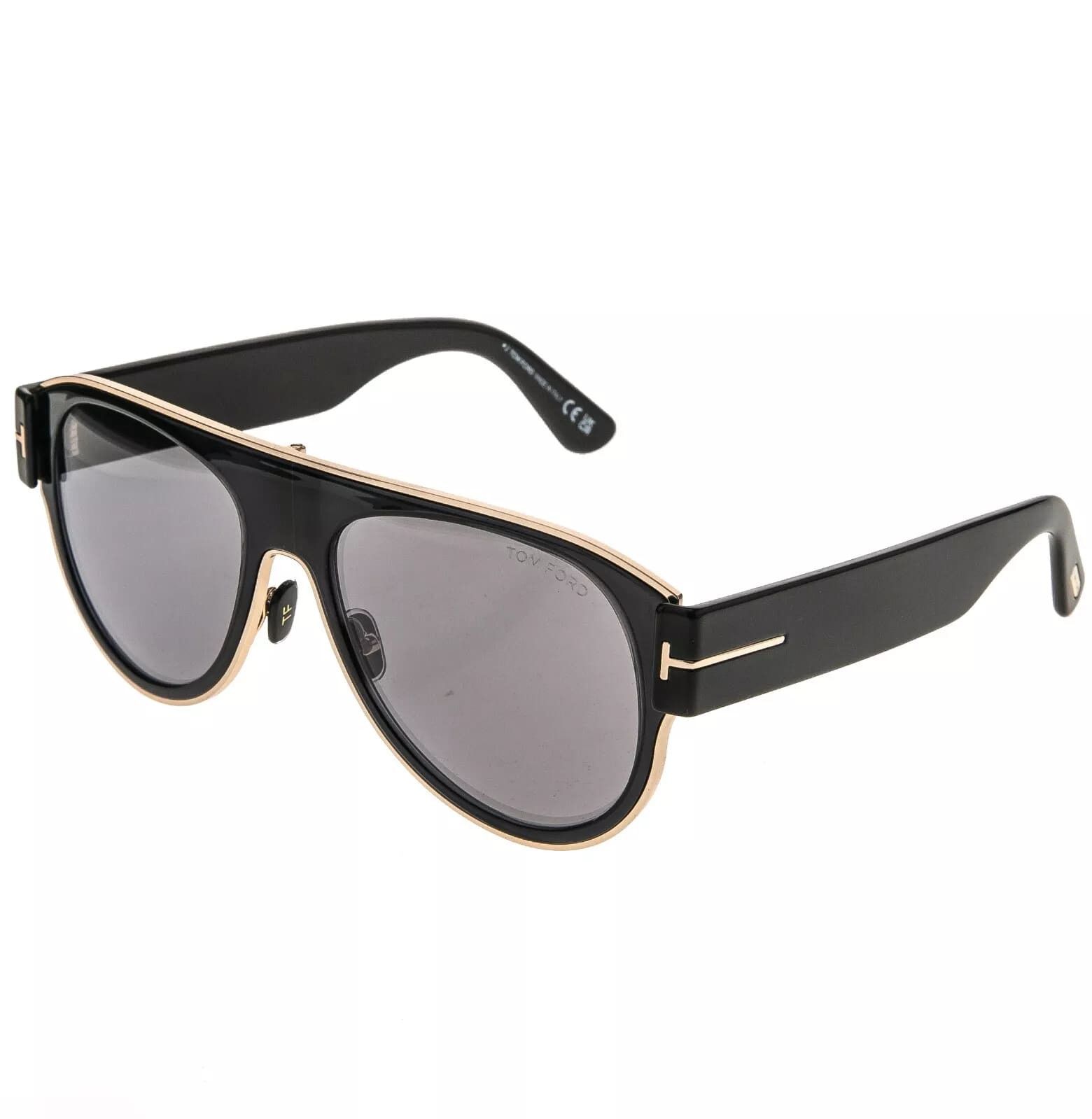 Tom Ford TOM FORD Lyle 02 TF1074 01C Black Aviator Sunglass 1074 Size ONE SIZE - 9 Thumbnail