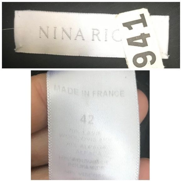 Nina Ricci Vintage Nina Ricci Gray Wool Blend Jacket, Size 42 FR Size M / US 6-8 / IT 42-44 - 3 Thumbnail