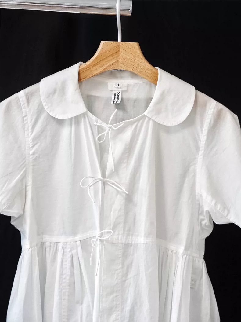 Comme des Garcons Comme des Garcons Gold ingot collar with pure cotton shirt Size M / US 6-8 / IT 42-44 - 2 Thumbnail