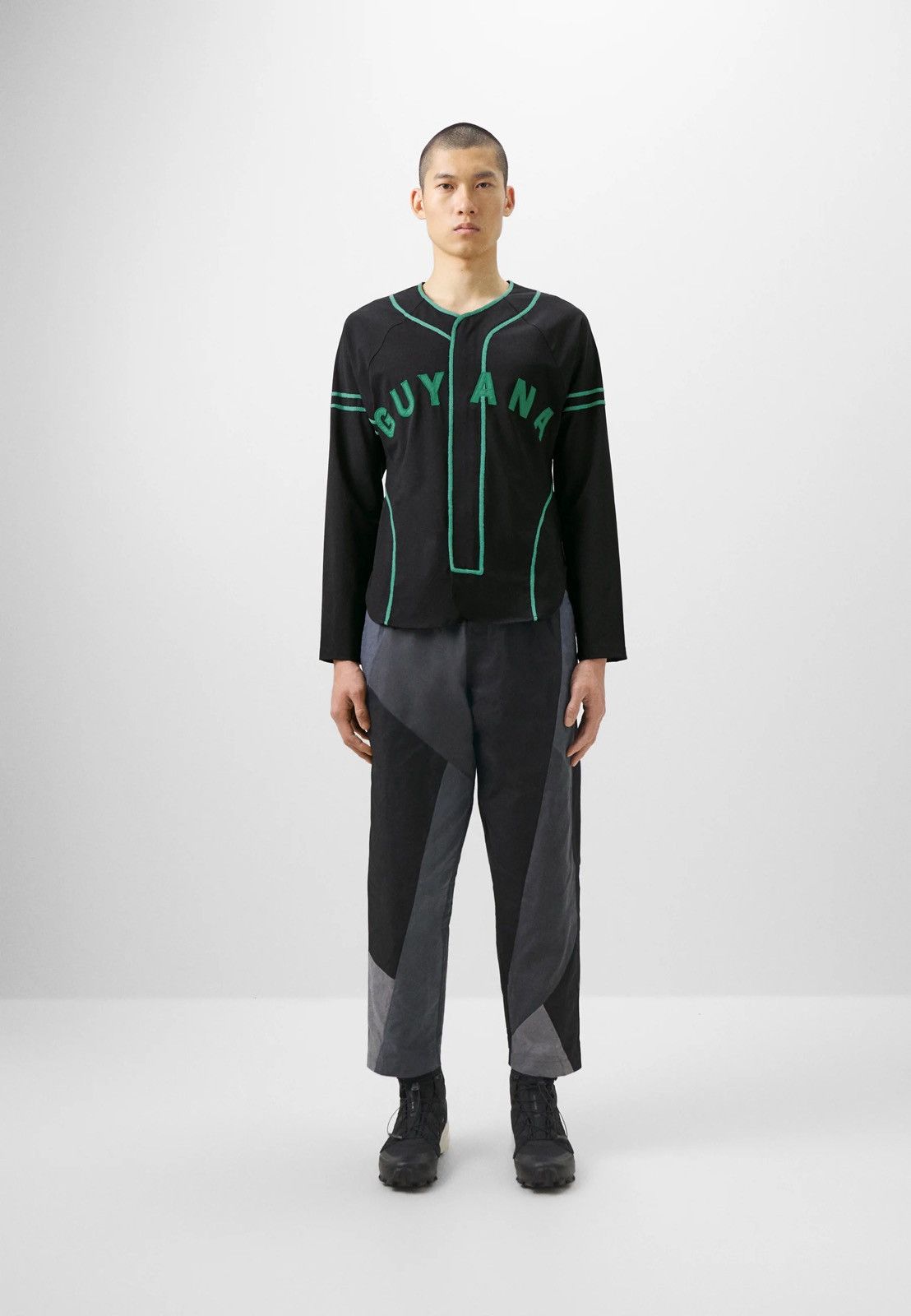 Saul Nash !DS! SS23 Saul Nash "GUYANA" Team Black Longsleeve Size US M / EU 48-50 / 2 - 1 Thumbnail