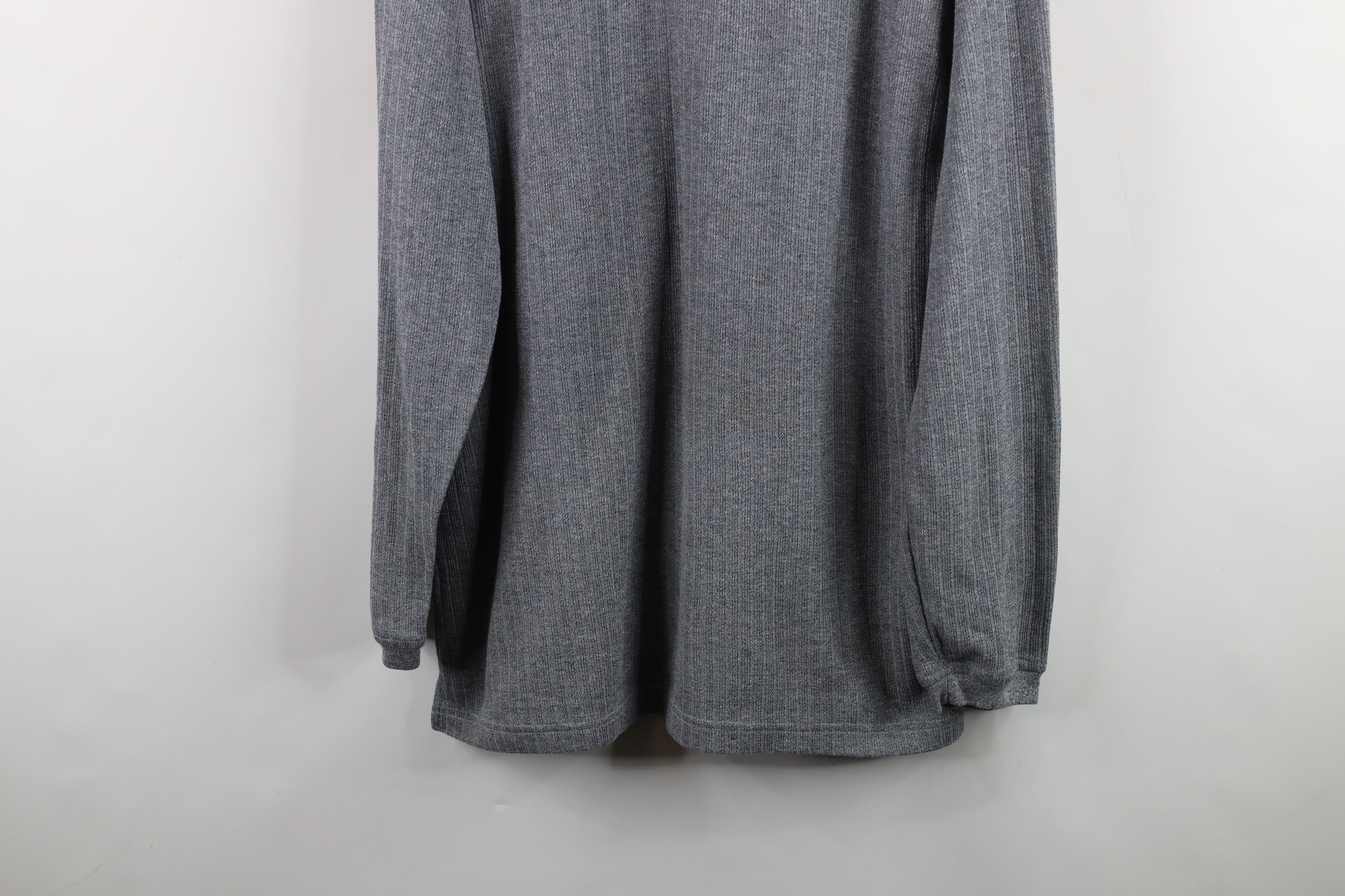 Vintage Vintage 90s Streetwear Ribbed Long Sleeve Henley T-Shirt Size US L / EU 52-54 / 3 - 3 Thumbnail