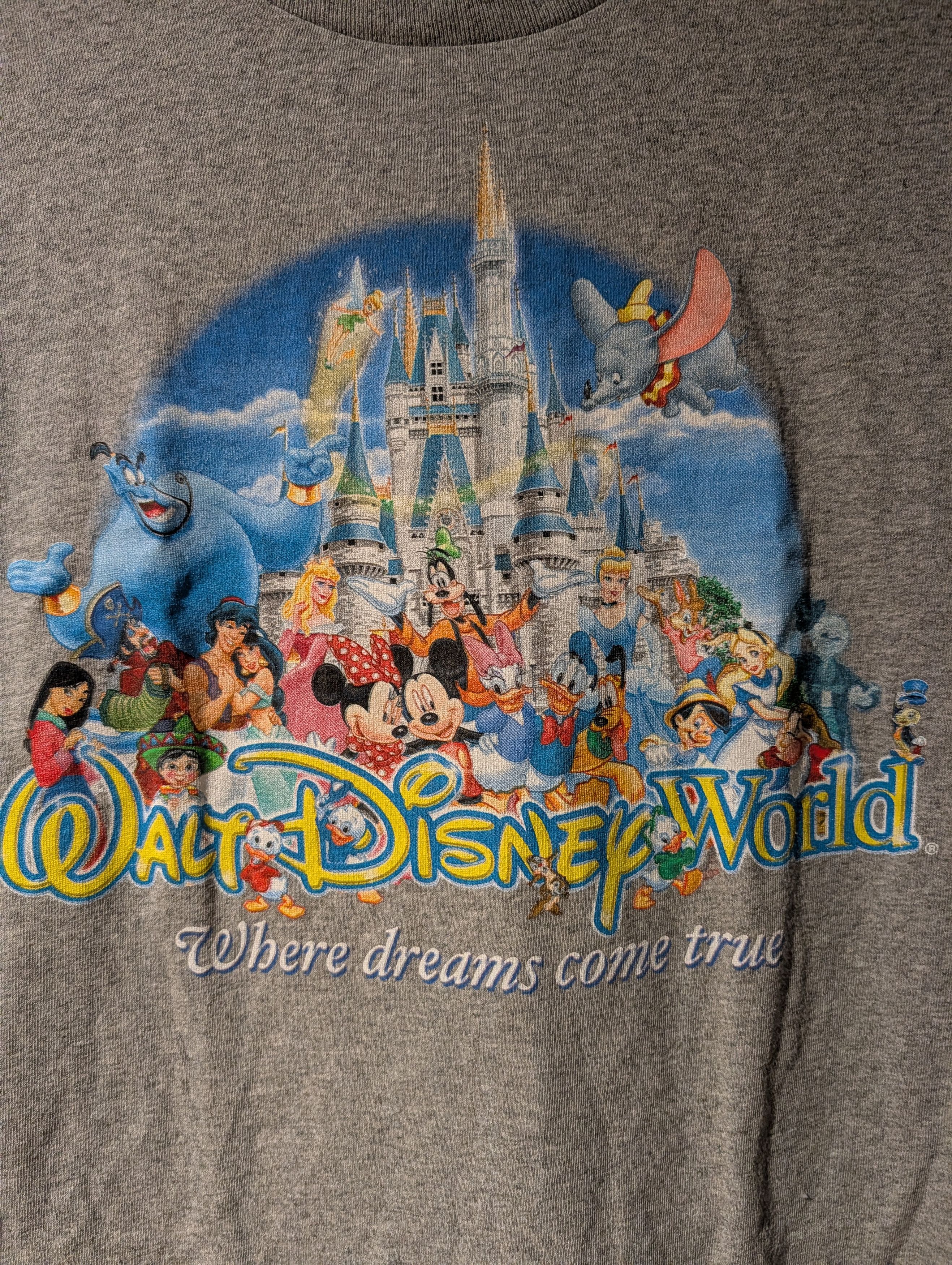 Disney Walt Disney World Where Dream Come True Castle Magic T-Shirt Size US XL / EU 56 / 4 - 2 Thumbnail