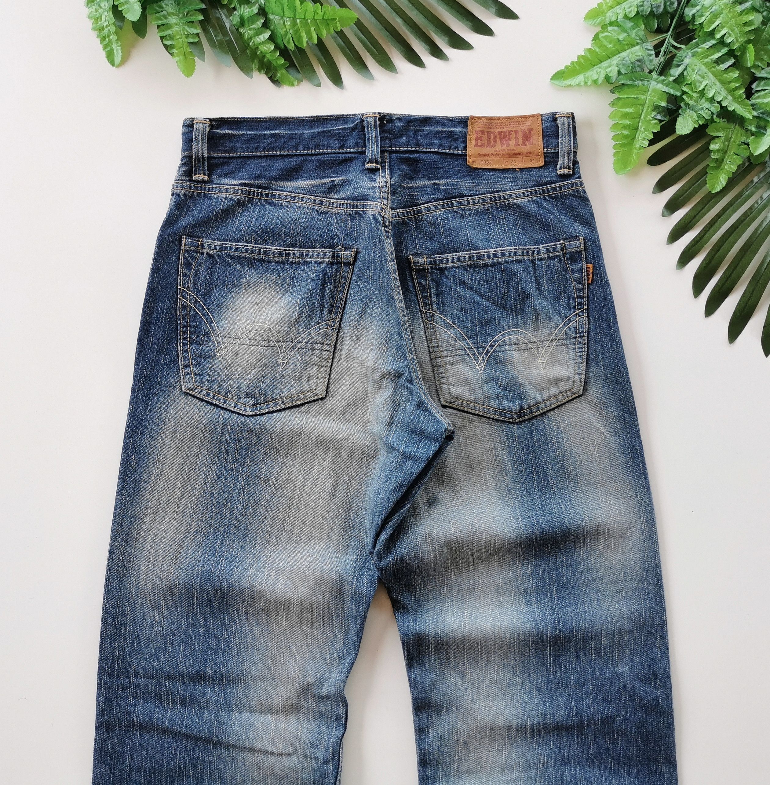 Edwin Edwin 505Z Selvedge Denim Jeans Size US 32 / EU 48 - 5 Thumbnail