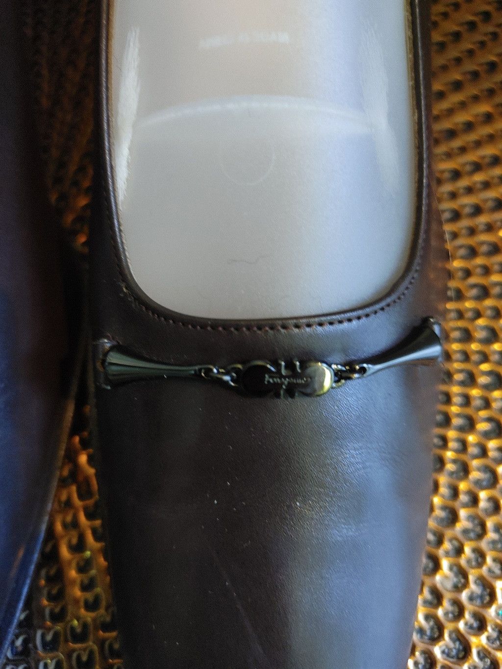 Salvatore Ferragamo Salvatore Ferragamo Leather Block Heels Size 9B Size US 9 / IT 39 - 5 Thumbnail