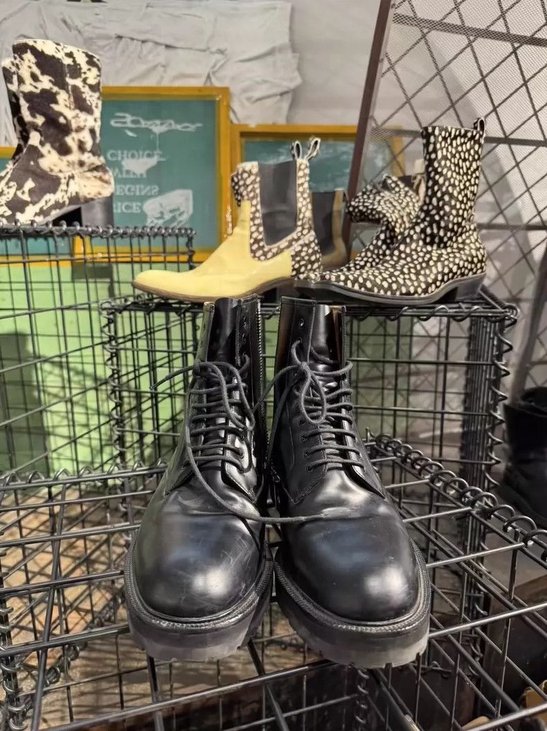 Dries Van Noten Dries Van Noten High Top Military Boots 2504-Nextarrow Size US 9 / EU 42 - 3 Thumbnail