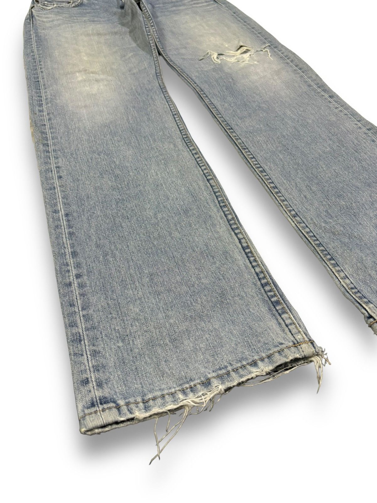Levi's Vintage 90s Levis 505 Faded Straight Leg Distressed Jeans Size US 34 / EU 50 - 9 Thumbnail