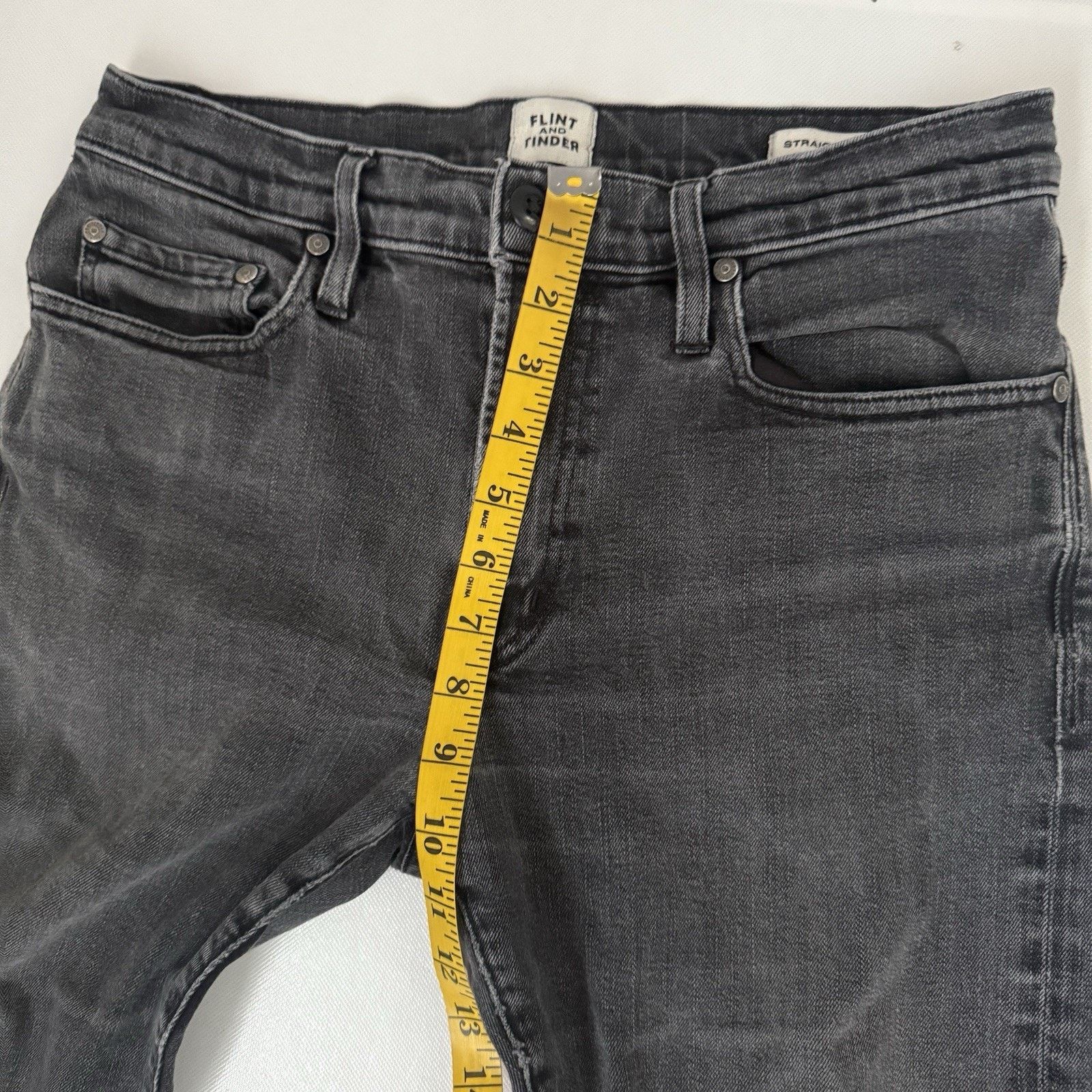 Flint And Tinder Flint And Tinder Straight Fit Faded Distressed Denim Jeans Size US 30 / EU 46 - 6 Thumbnail