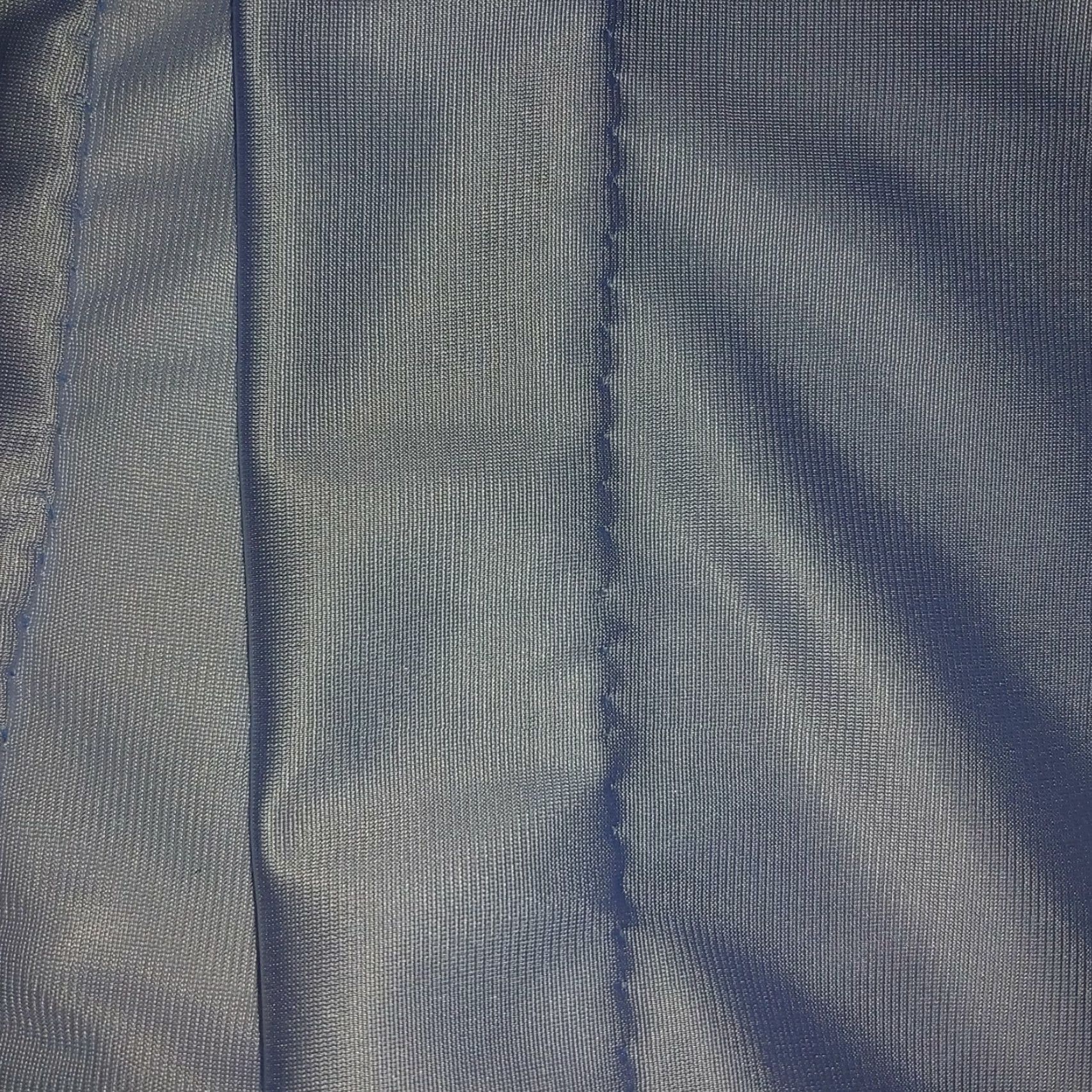 Vintage VANITY FAIR Nightgown Sleeveless Spaghetti Strap Gown Medium Blue Nylon Vintage Women Smocked Sleepswear Size ONE SIZE - 7 Thumbnail