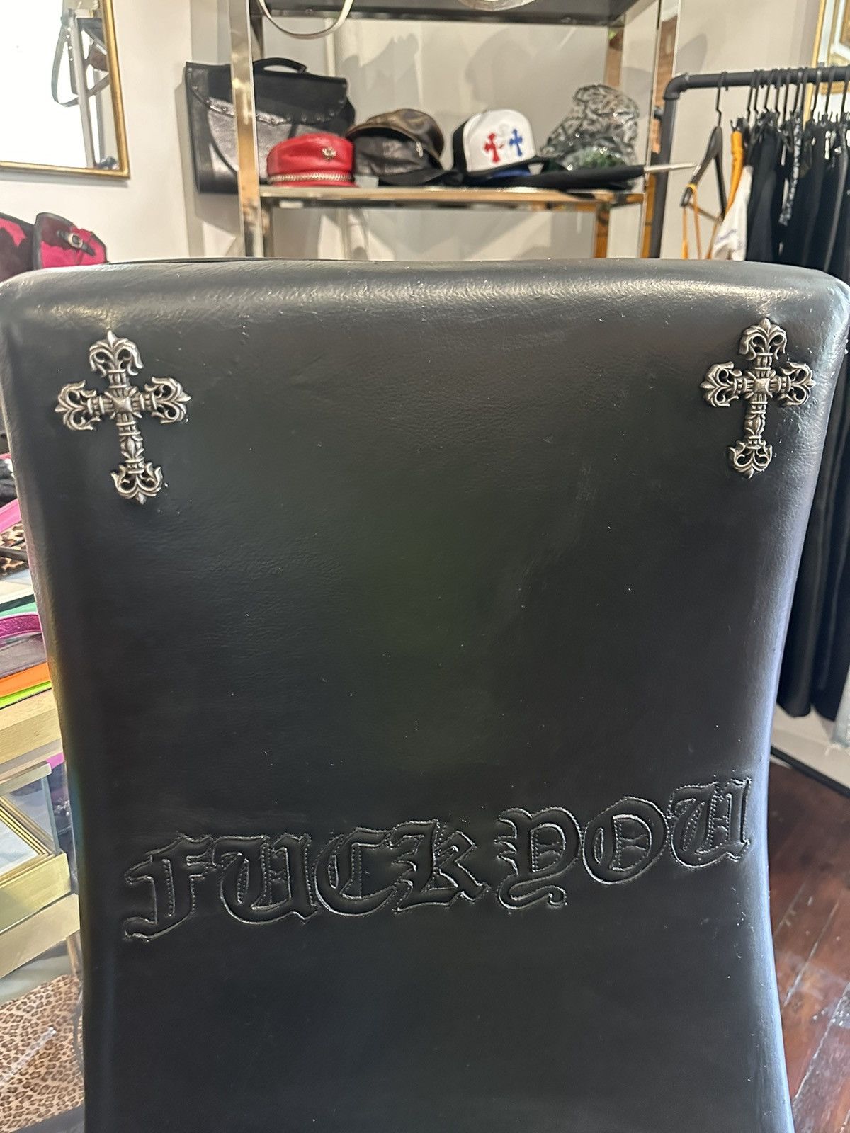 Chrome Hearts CHROME HEARTS VIP EXECUTIVE GAMING CROSS PATCH CHAIR Size ONE SIZE - 15 Thumbnail