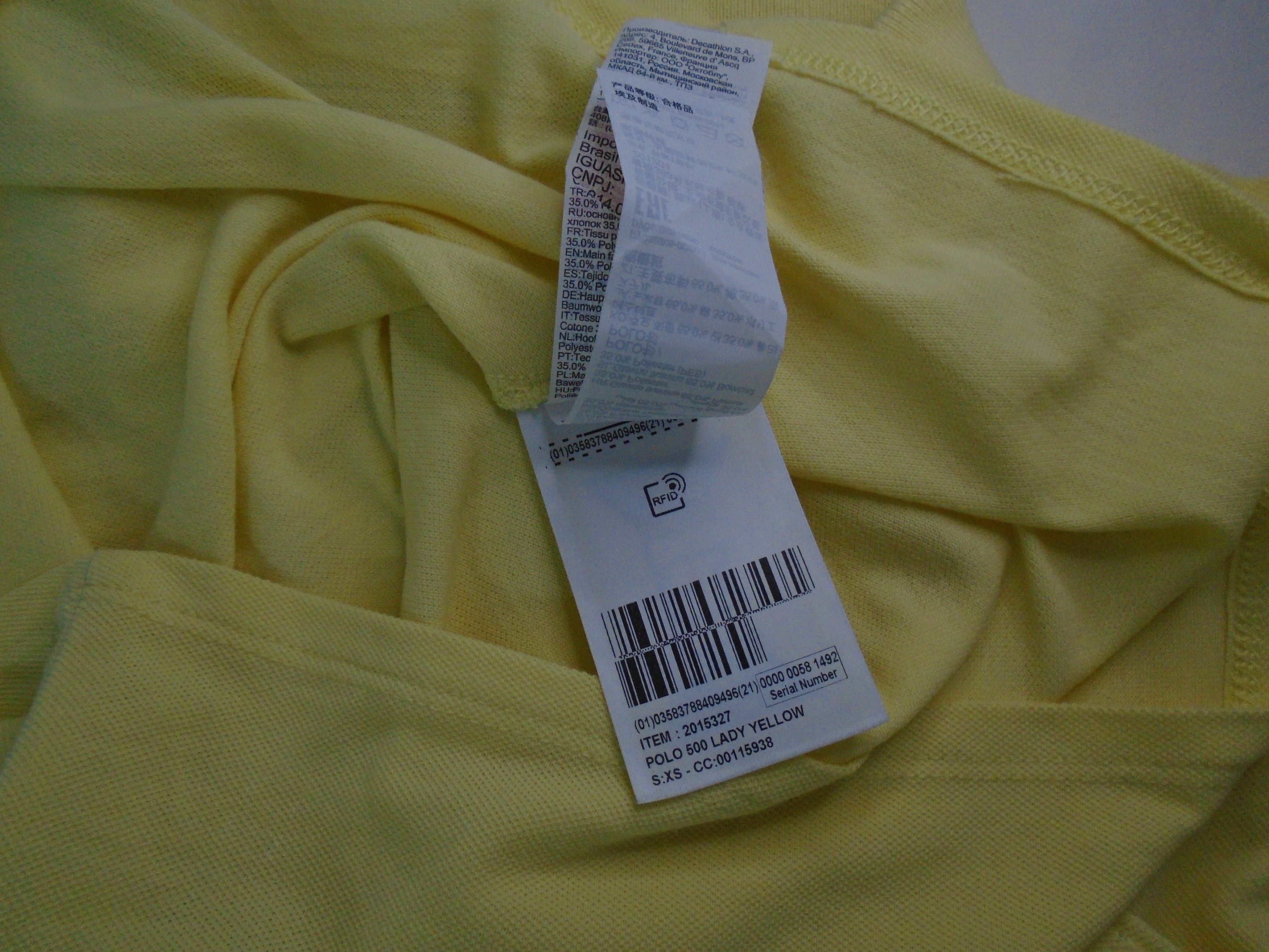 Vintage Women's Polo Decathlon. Yellow. XS. New without tags Size XS / US 0-2 / IT 36-38 - 11 Thumbnail