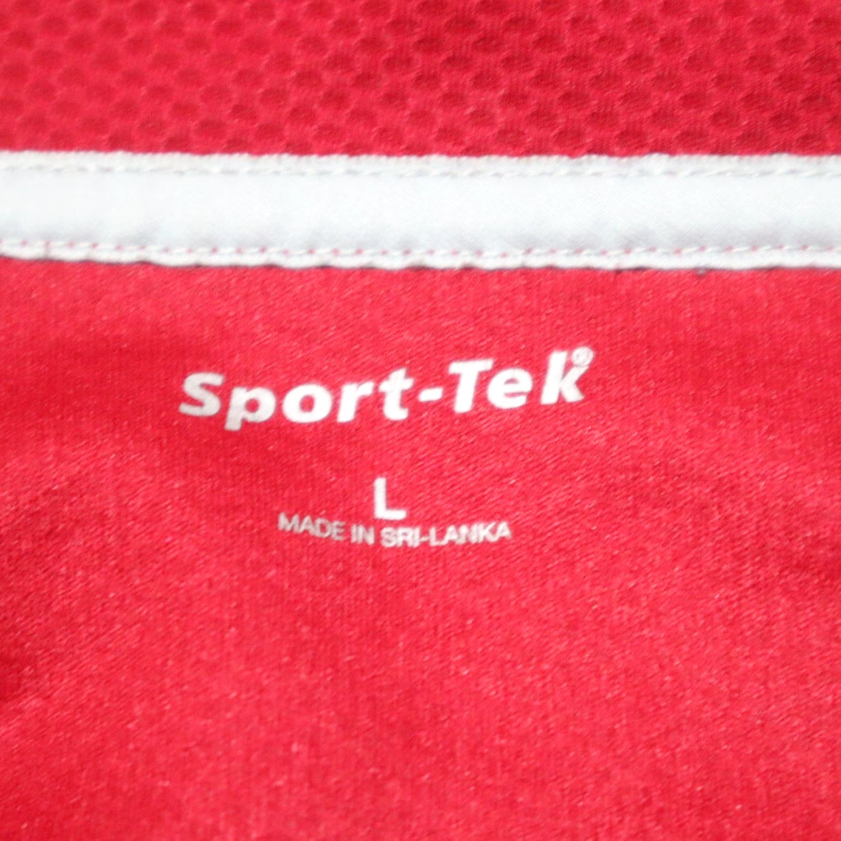 Vintage Sport-Tek Jacket First Bank & Trust Red 1/4 Zip Adult Men L Large Polyester Softshell Embroidered Logo Zipper Jacket Size US L / EU 52-54 / 3 - 3 Thumbnail