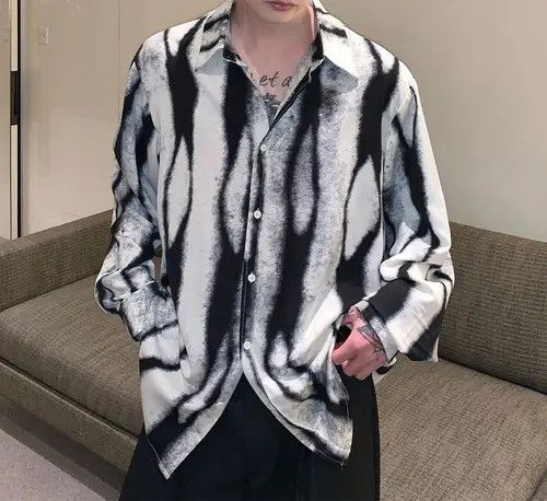 VIBE Tie Dye Long Sleeve Shirt Size US M / EU 48-50 / 2 - 6 Thumbnail