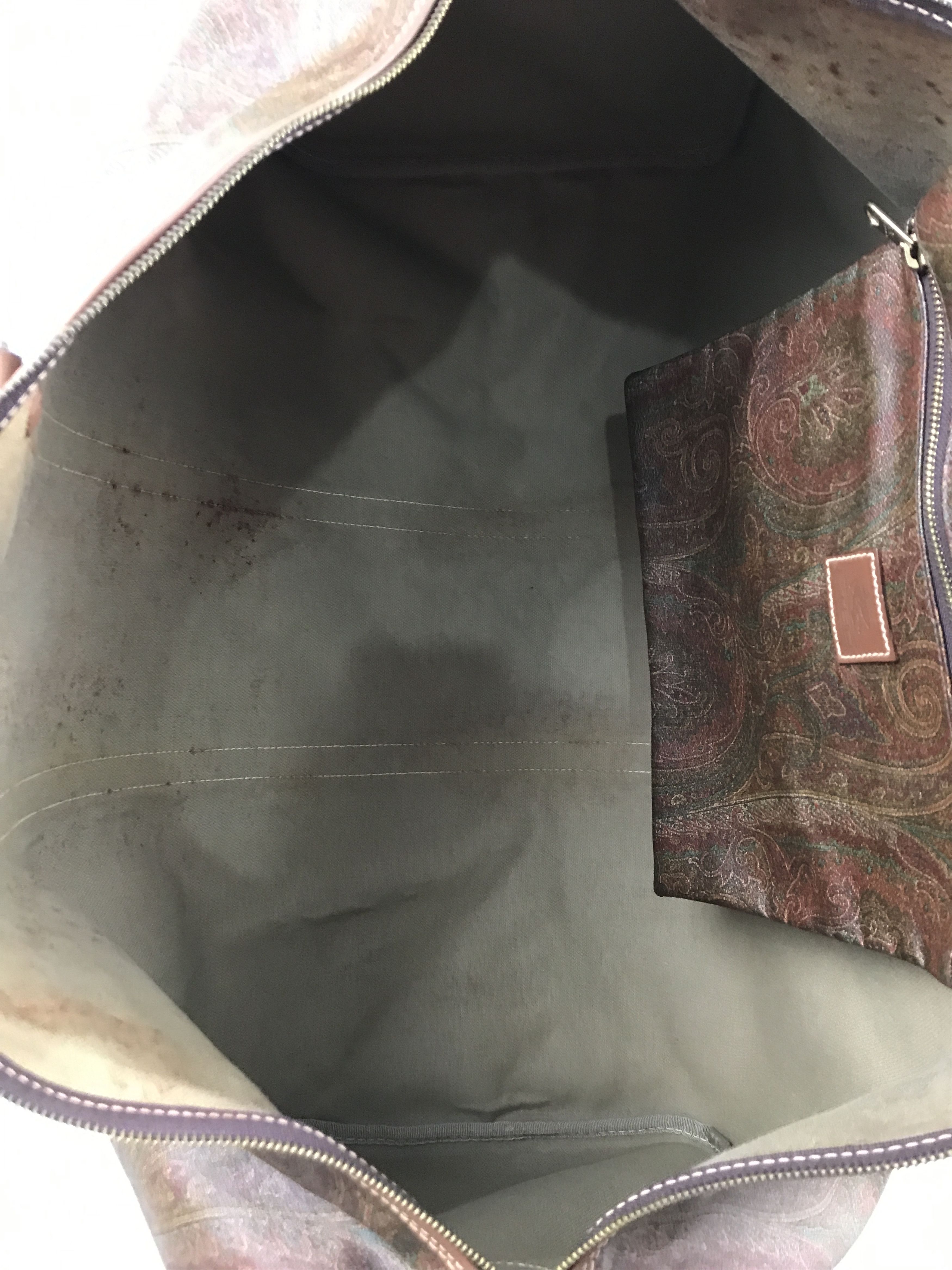 Etro Vintage Etro Paisley Travel Bag With Shoulder Strap Size ONE SIZE - 7 Thumbnail