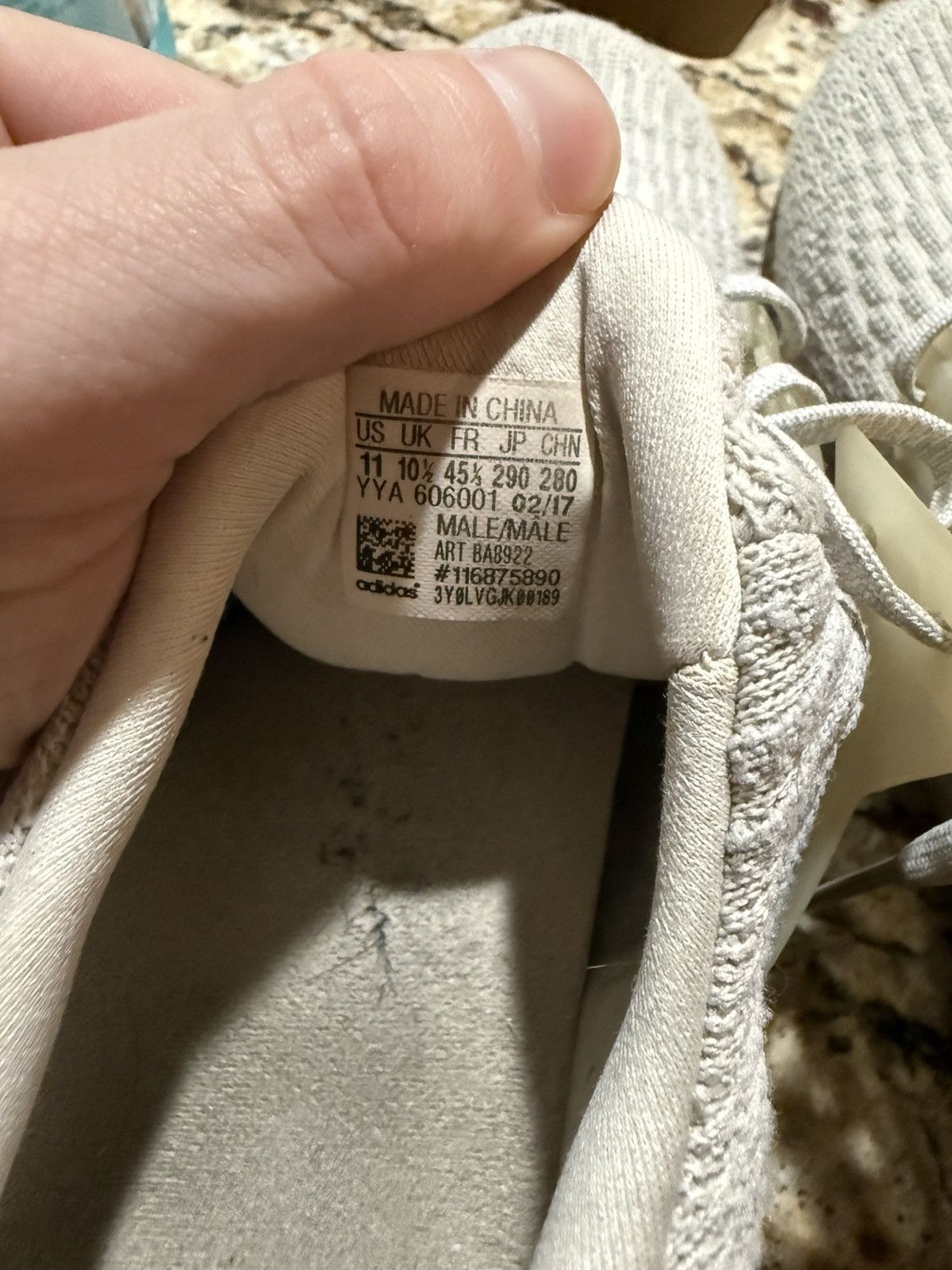 Adidas Adidas Ultra-boost White/Silver Size 11 Size US 11 / EU 44 - 8 Thumbnail