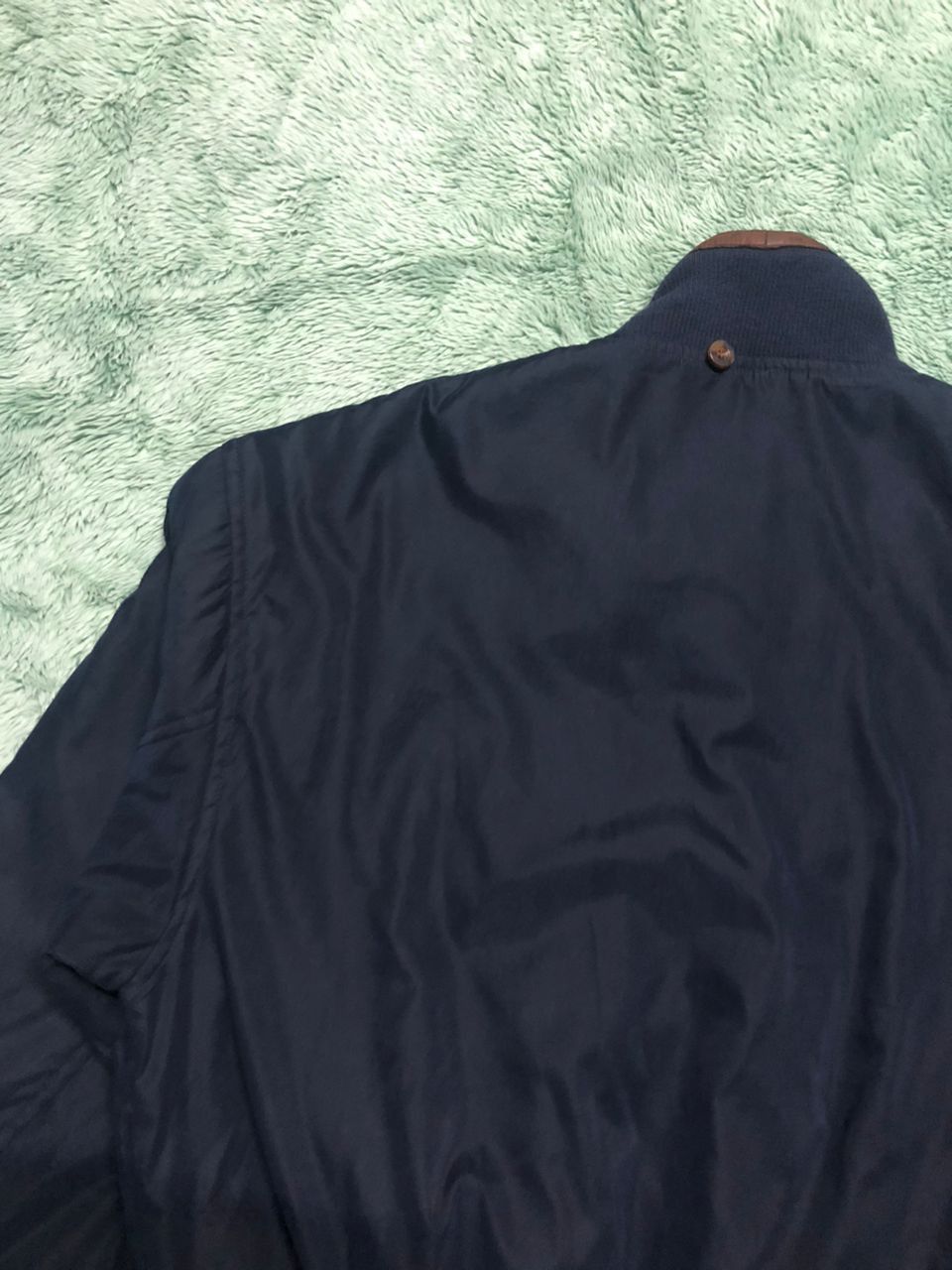 Faconnable VINTAGE FACONNABLE BOMBER JACKET LEATHER PART RIRI ZIPPER Size US M / EU 48-50 / 2 - 11 Thumbnail