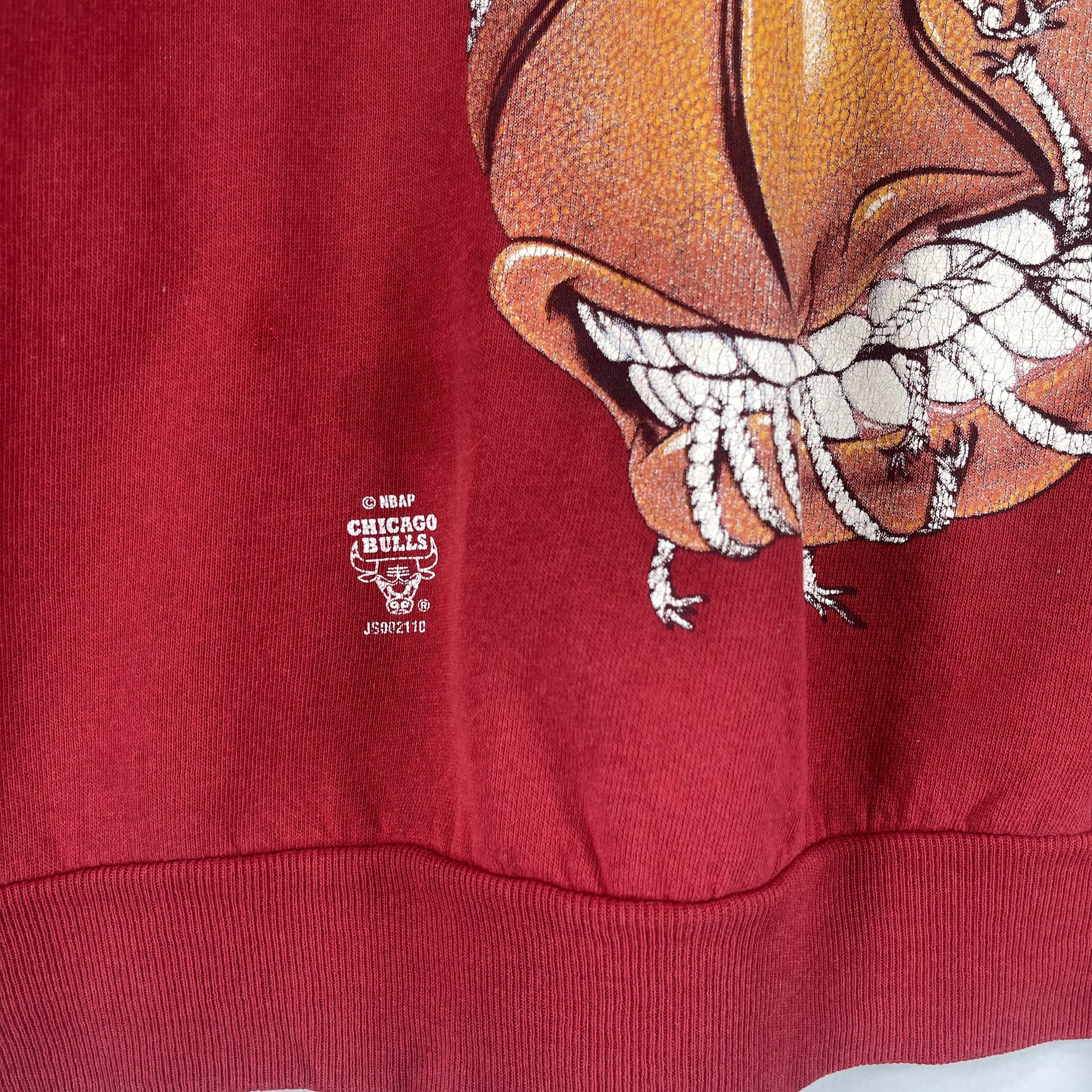 NBA Vintage 90s CHICAGO BULLS Distressed Sweatshirt Size US XXL / EU 58 / 5 - 3 Thumbnail