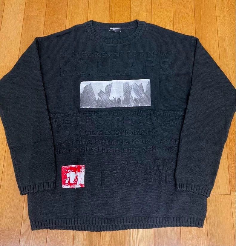 Raf Simons Raf Simons Post-painted sweater Size US M / EU 48-50 / 2 - 2 Thumbnail