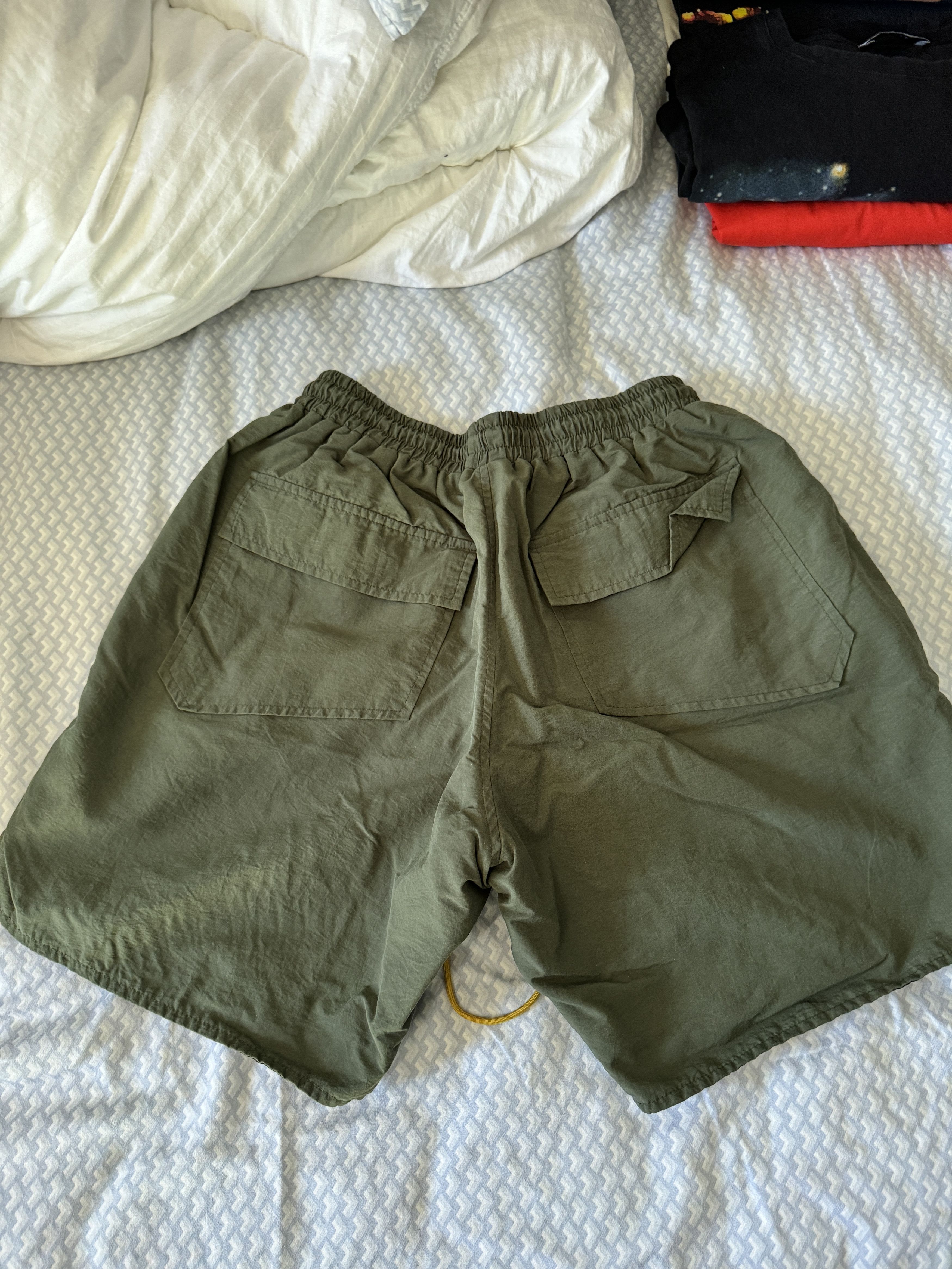 Rhude RHUDE Green Shorts (USED) Size US 36 / EU 52 - 3 Thumbnail